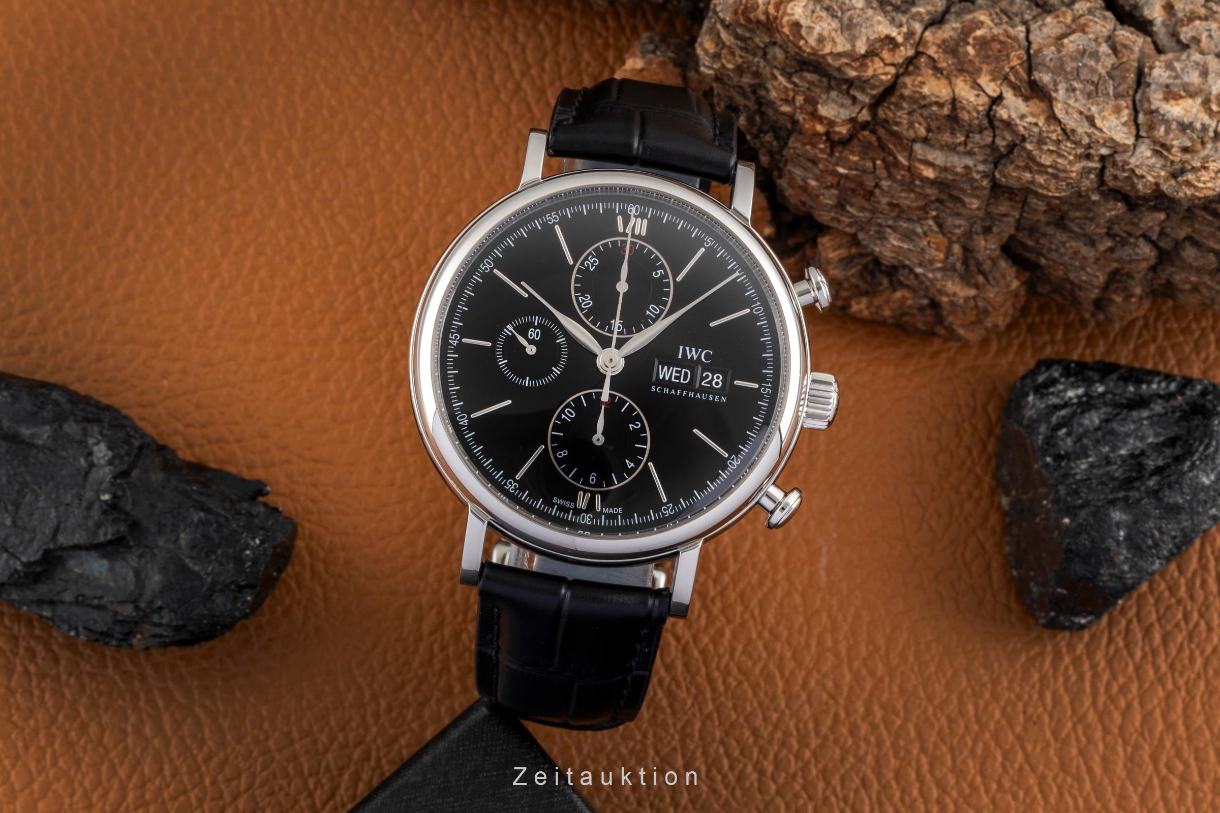 IWC Portofino chronograph steel automatic men's watch IW391008 LP: 7100EUR  [2604987]