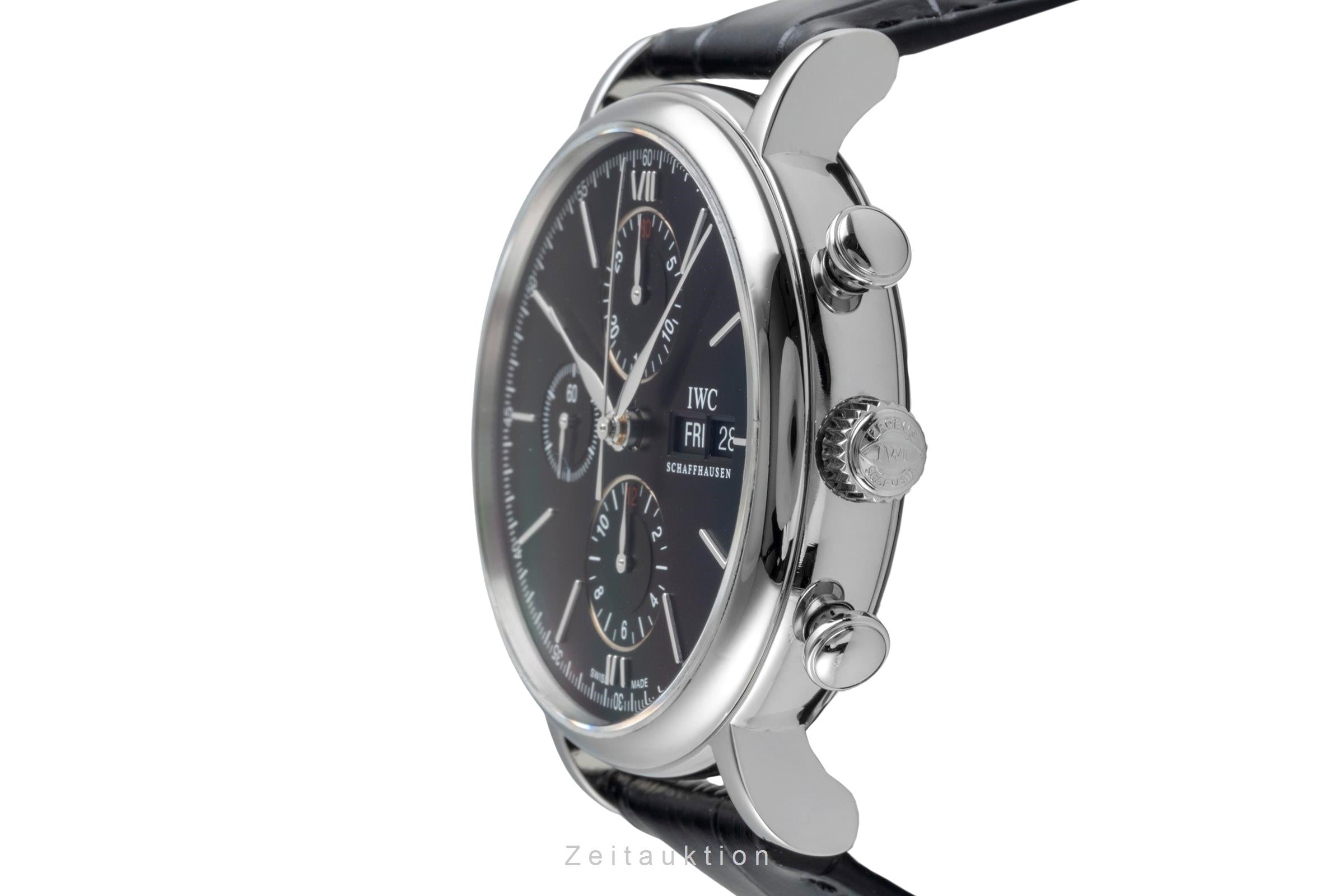 IWC Portofino acero automático reloj para caballeros IW391008 LP: 7100EUR  [2604988]