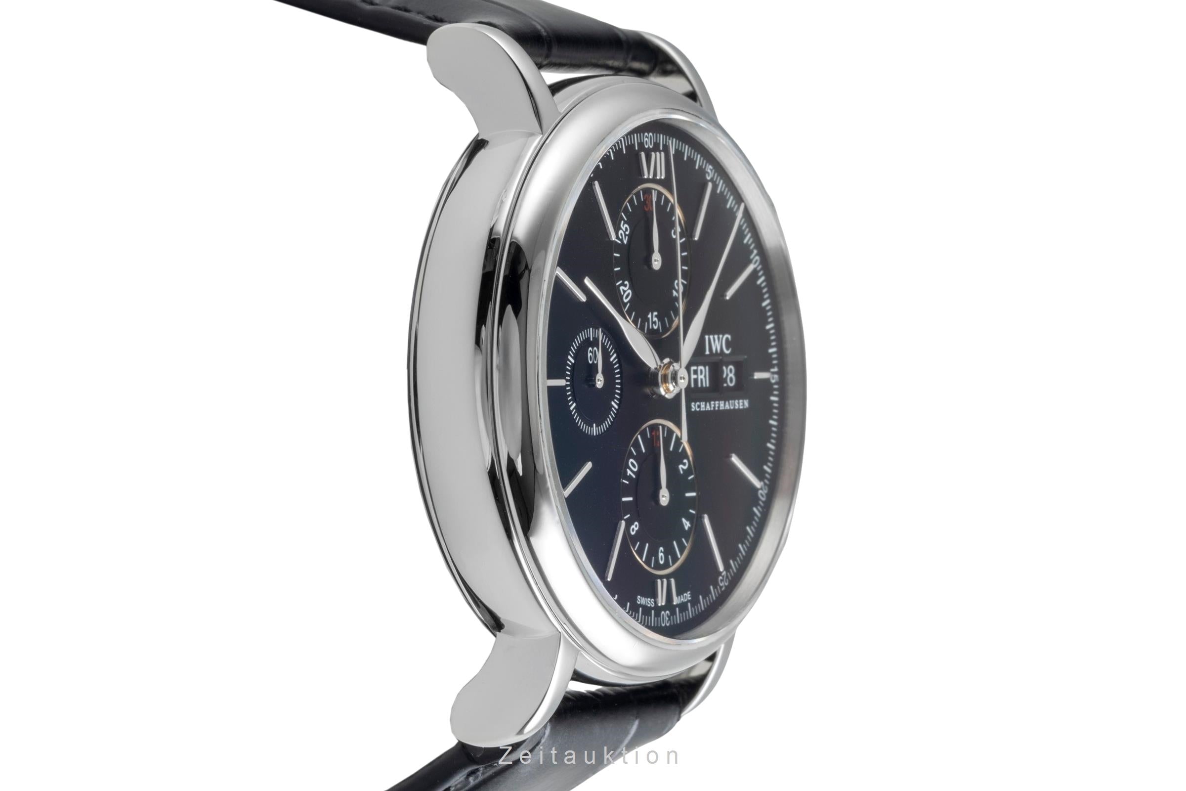 IWC Portofino acero automático reloj para caballeros IW391008 LP: 7100EUR  [2604988]