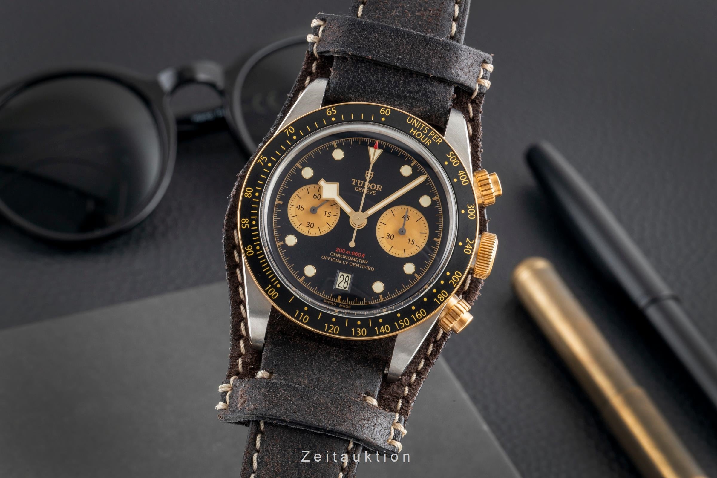 Tudor Black Bay cronógrafo acero / oro automático reloj para caballeros 79363N LP: 6790EUR  [2604989]