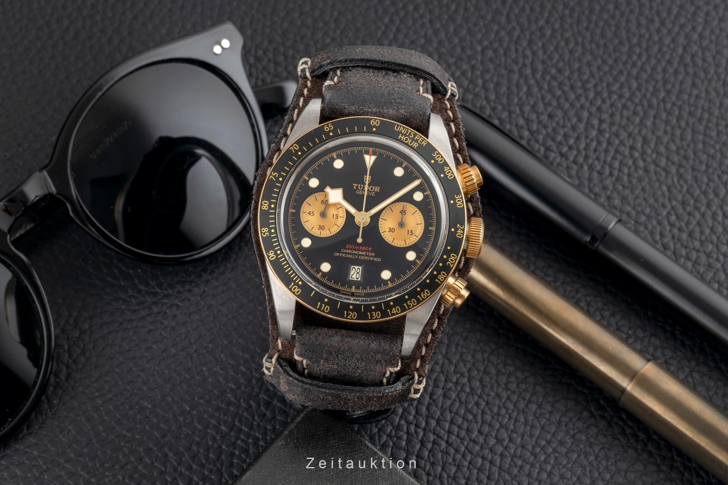 Tudor Black Bay cronógrafo acero / oro automático reloj para caballeros 79363N LP: 6790EUR  [2604989]