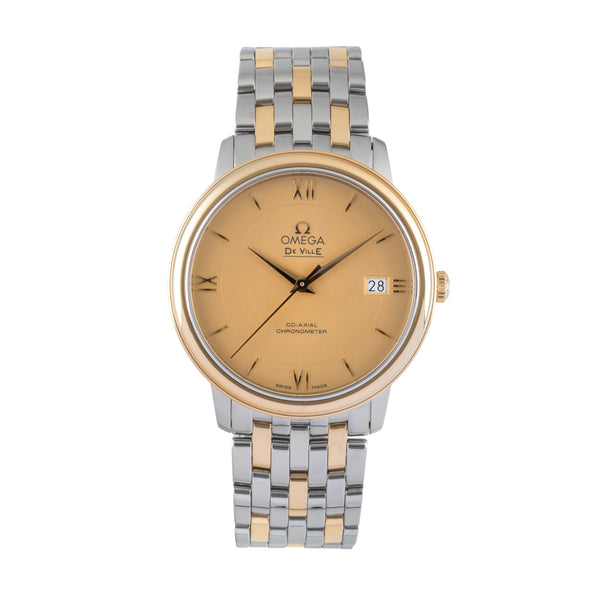 Omega De Ville steel / gold automatic men's watch 424.20.37.20.08.001  [2604990]