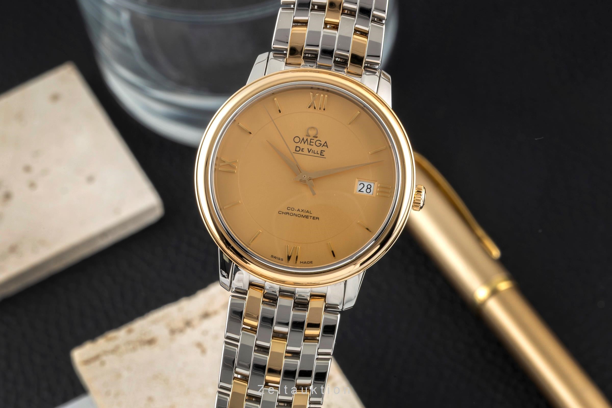 Omega De Ville steel / gold automatic men's watch 424.20.37.20.08.001  [2604990]