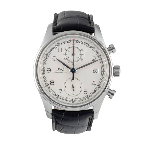 IWC Portugieser chronograph steel automatic men's watch IW390403  [2604991]