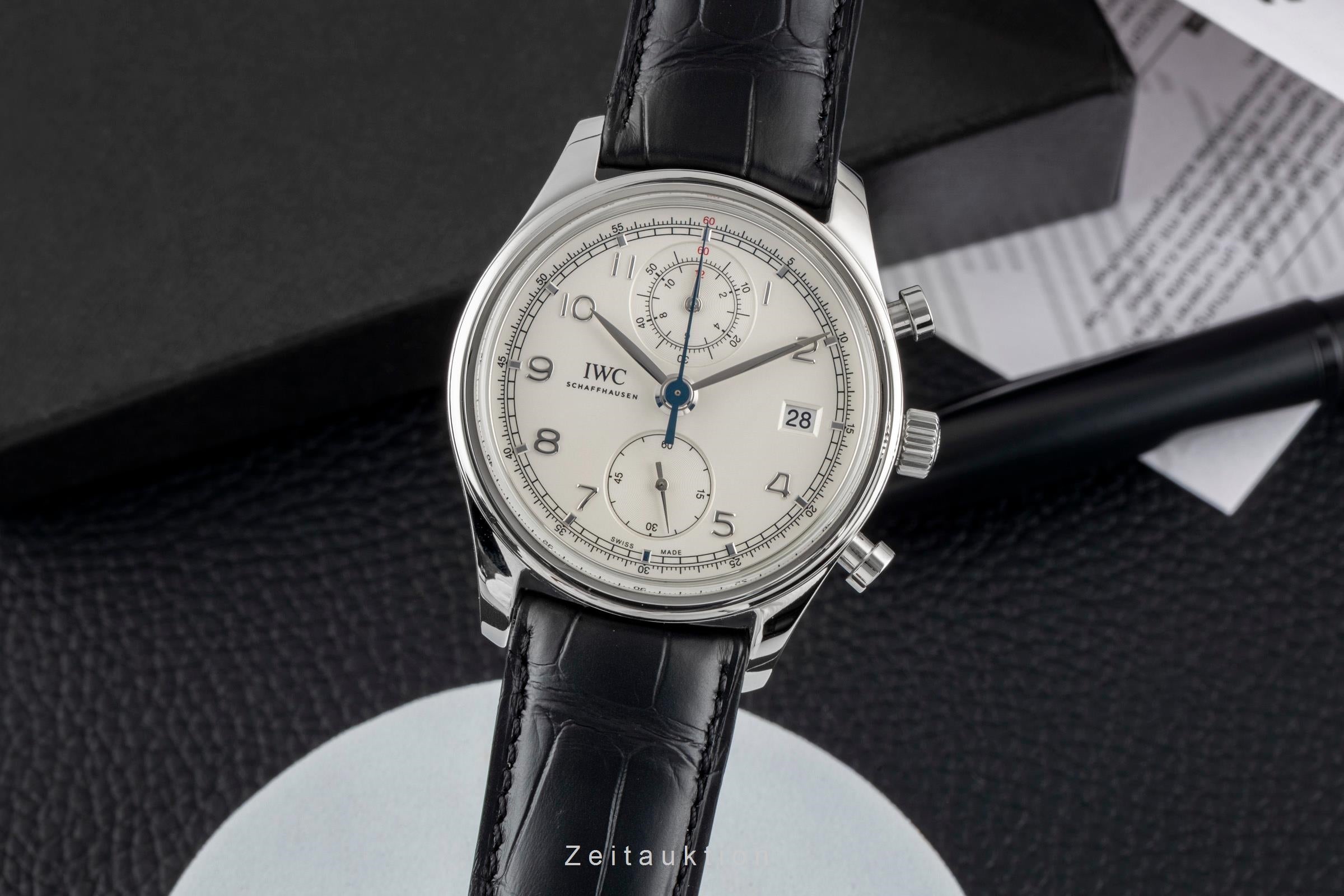 IWC Portugieser chronograph steel automatic men's watch IW390403  [2604991]