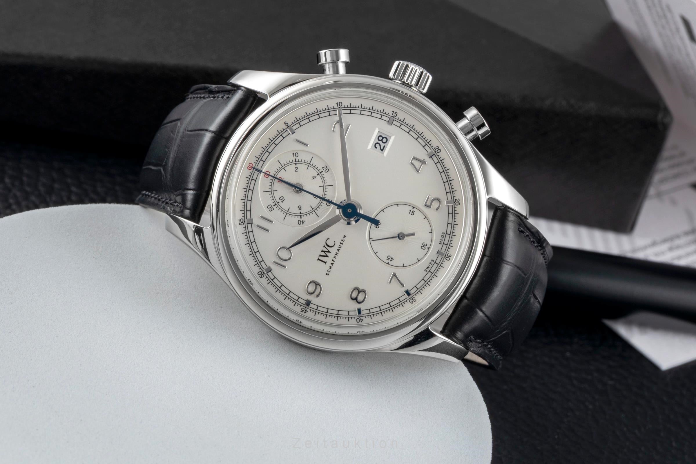 IWC Portugieser chronograph steel automatic men's watch IW390403  [2604991]