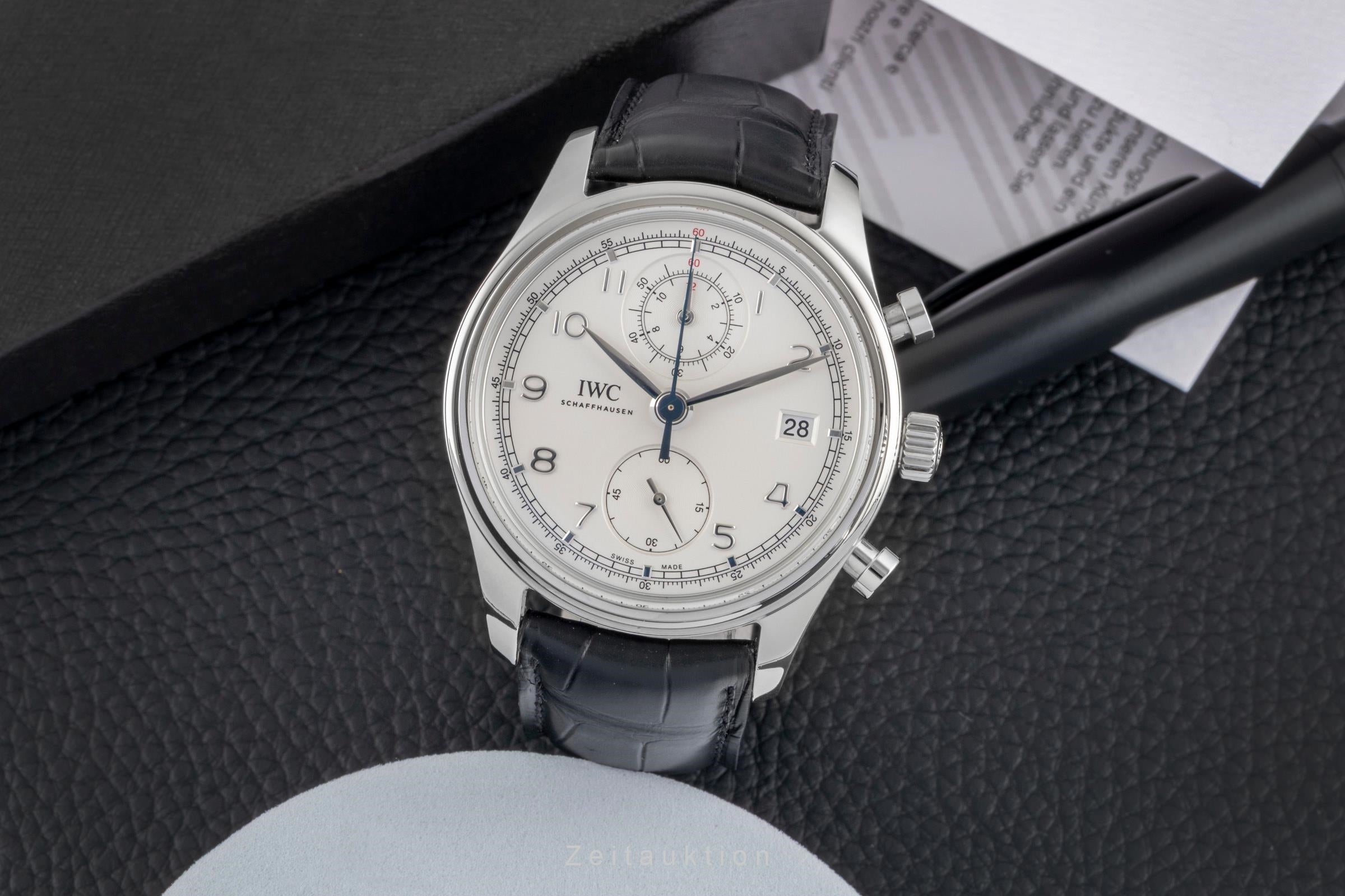 IWC Portugieser chronograph steel automatic men's watch IW390403  [2604991]