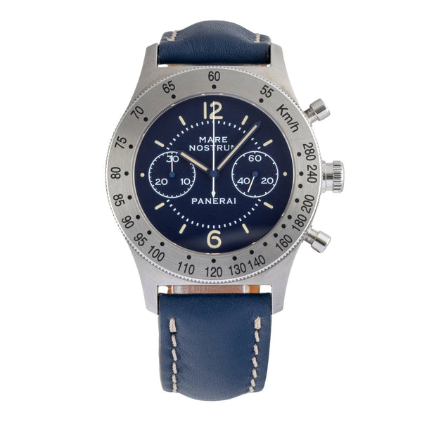 Panerai Mare Nostrum Chronograph Handaufzug Ref. PAM00716 B&P 2016 limited [2604992]