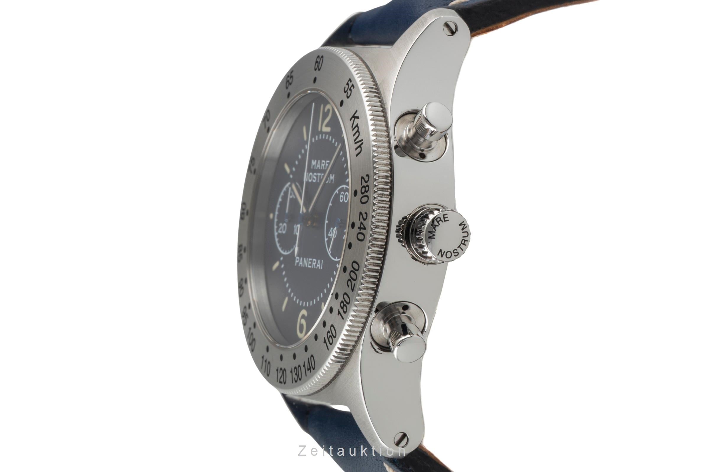 Panerai Mare Nostrum Chronograph Handaufzug Ref. PAM00716 B&P 2016 limited [2604992]