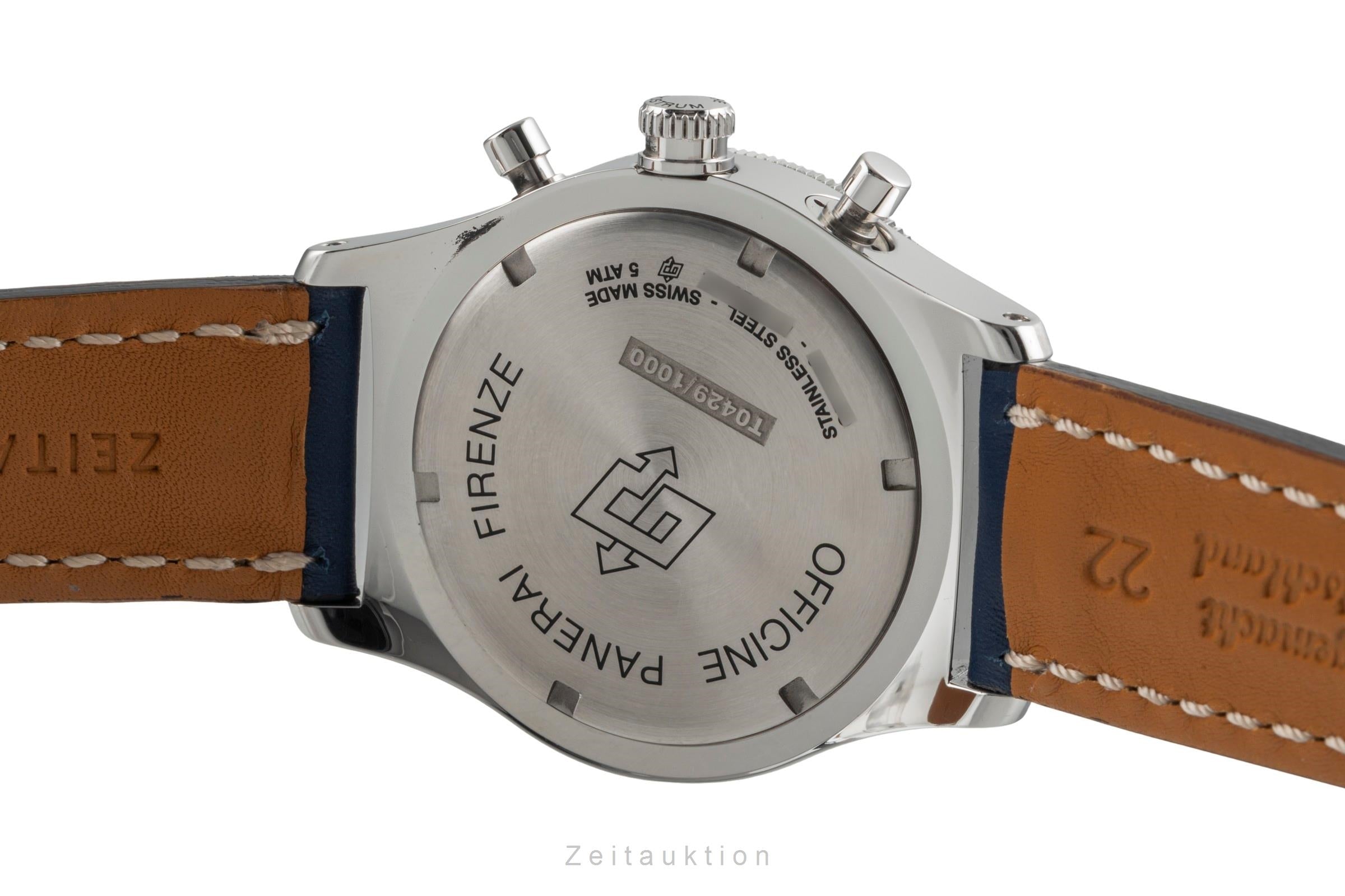 Panerai Mare Nostrum Chronograph Handaufzug Ref. PAM00716 B&P 2016 limited [2604992]