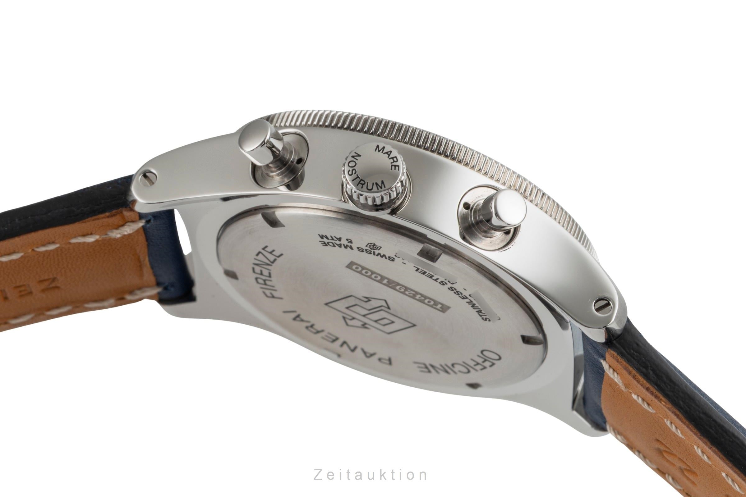 Panerai Mare Nostrum Chronograph Handaufzug Ref. PAM00716 B&P 2016 limited [2604992]