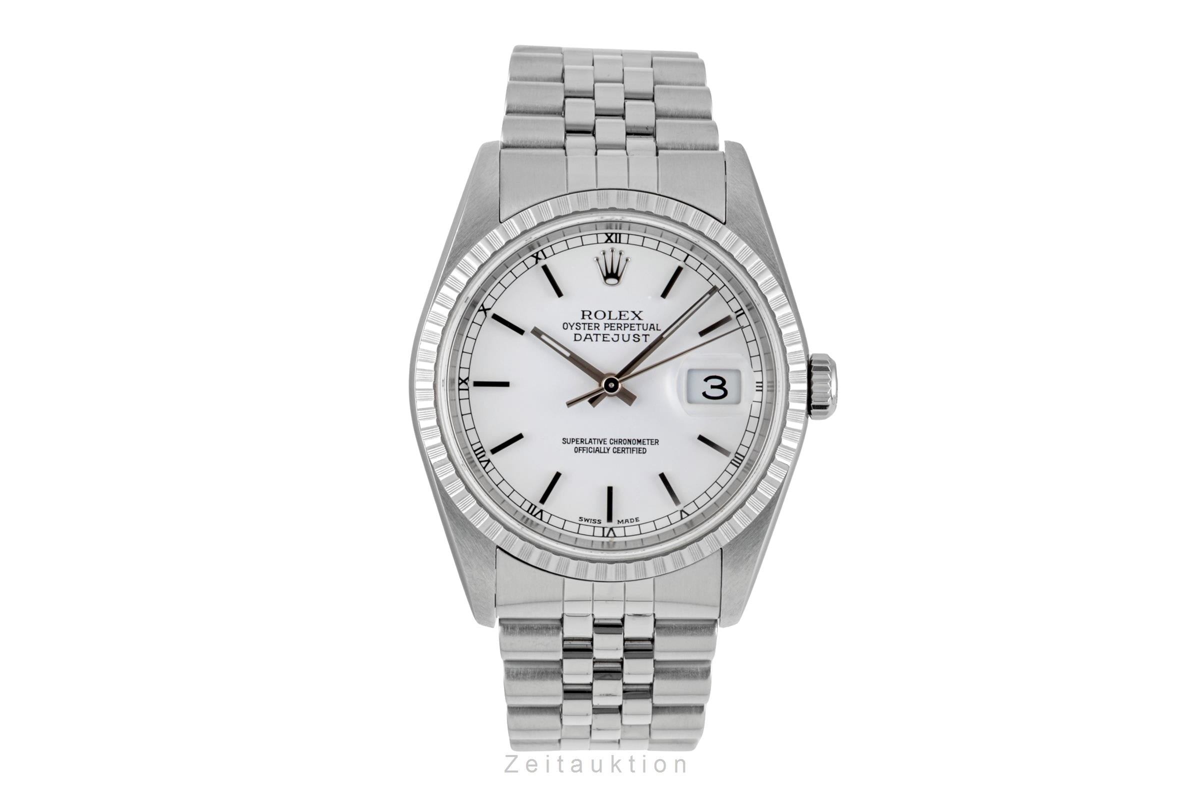 Rolex Datejust steel automatic men's watch 16220  [2604996]