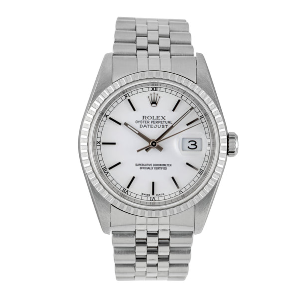 Rolex Datejust steel automatic men's watch 16220  [2604996]