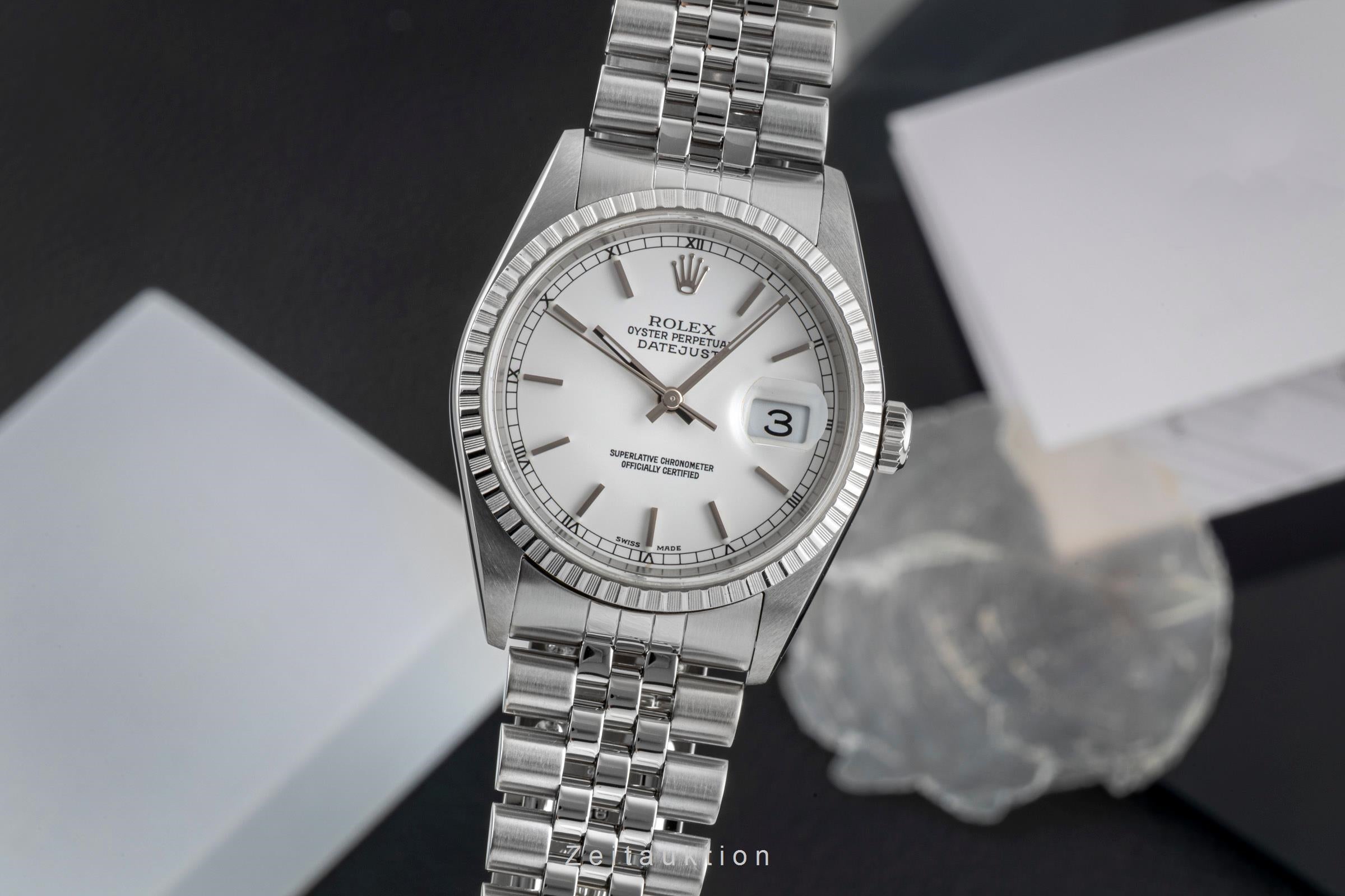 Rolex Datejust steel automatic men's watch 16220  [2604996]