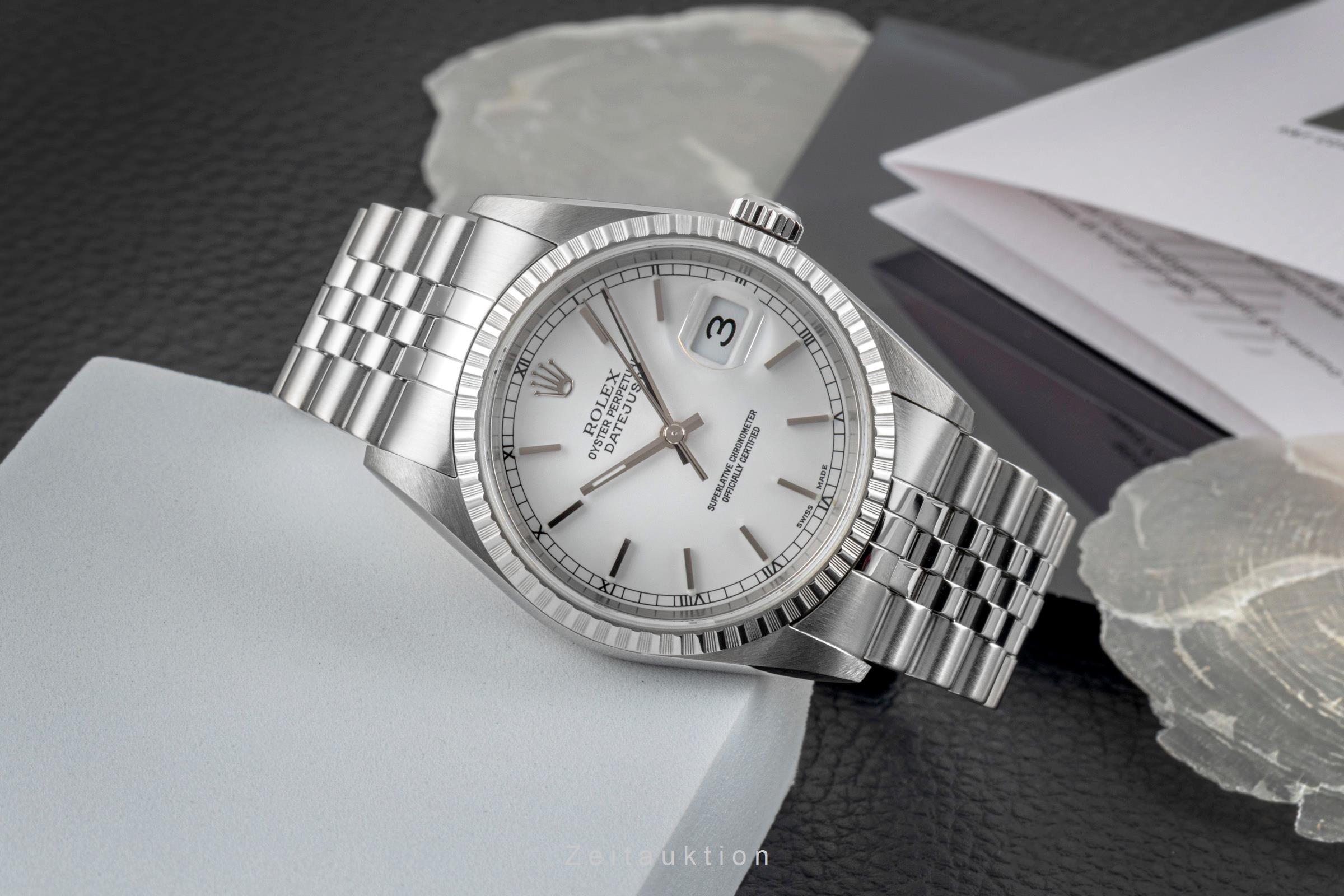 Rolex Datejust steel automatic men's watch 16220  [2604996]