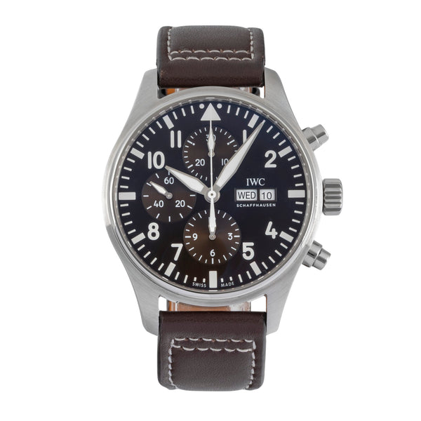 IWC Fliegeruhr Chronograph Antoine de Saint Exupéry Automatik Ref. IW377713 B&P [2605002]