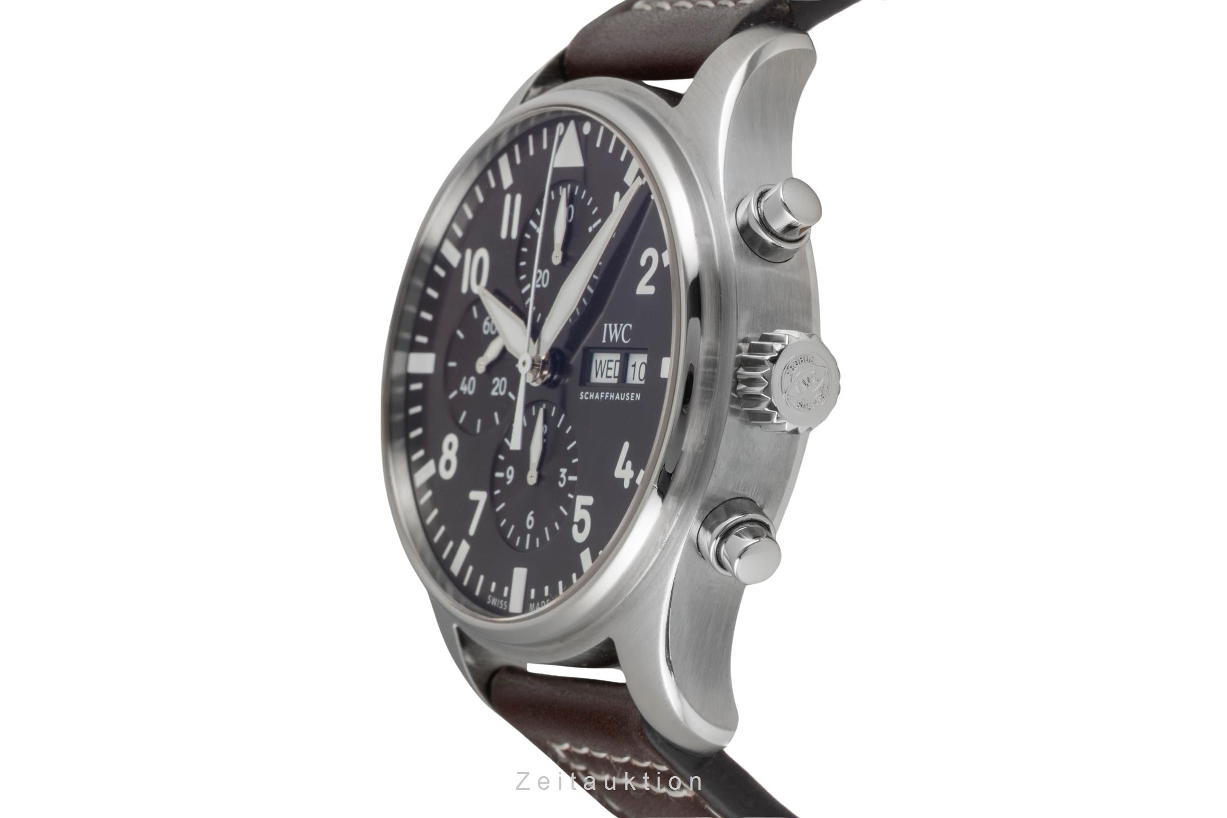 IWC Fliegeruhr Chronograph Antoine de Saint Exupéry Automatik Ref. IW377713 B&P [2605002]