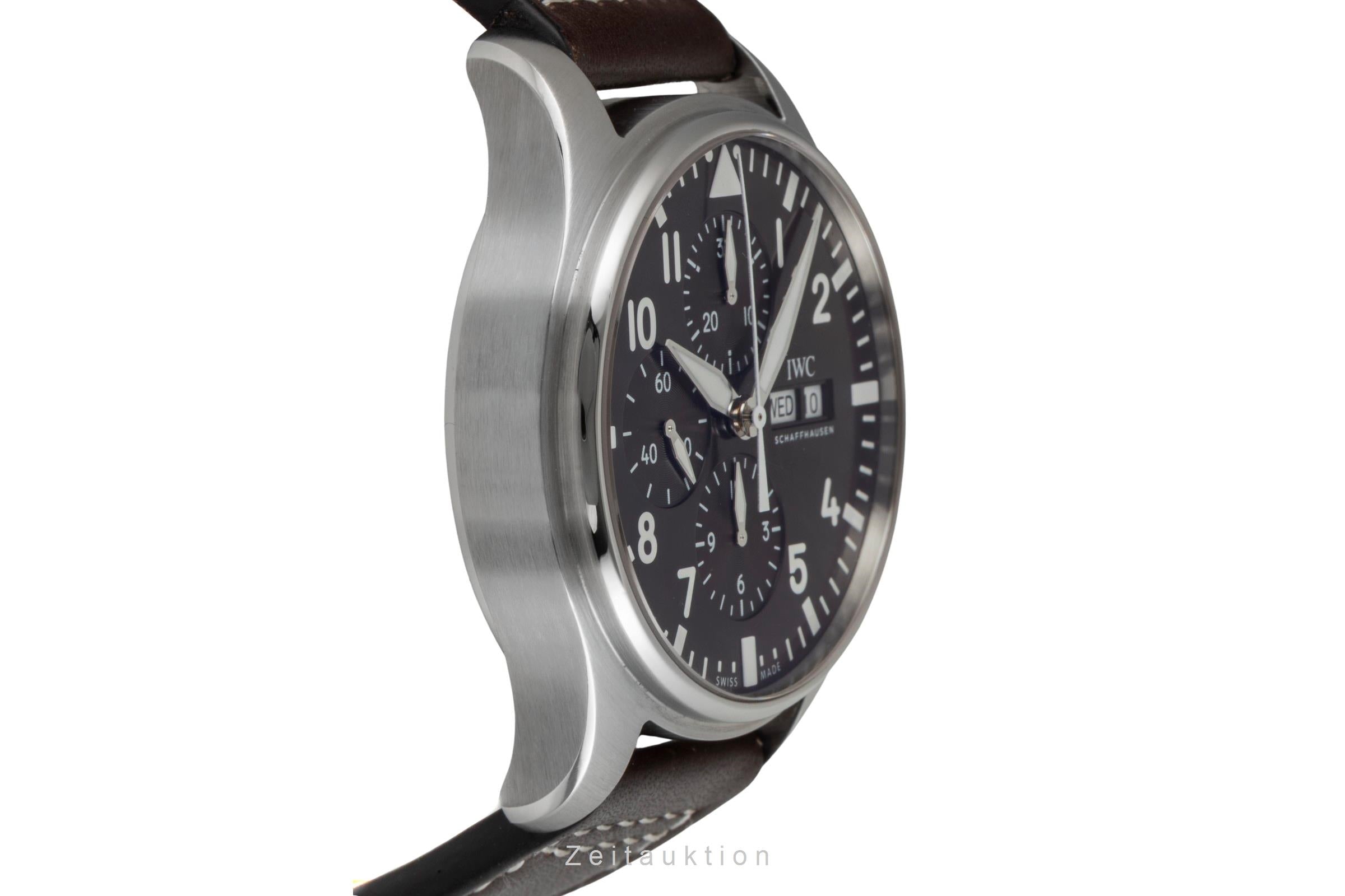 IWC Fliegeruhr Chronograph Antoine de Saint Exupéry Automatik Ref. IW377713 B&P [2605002]