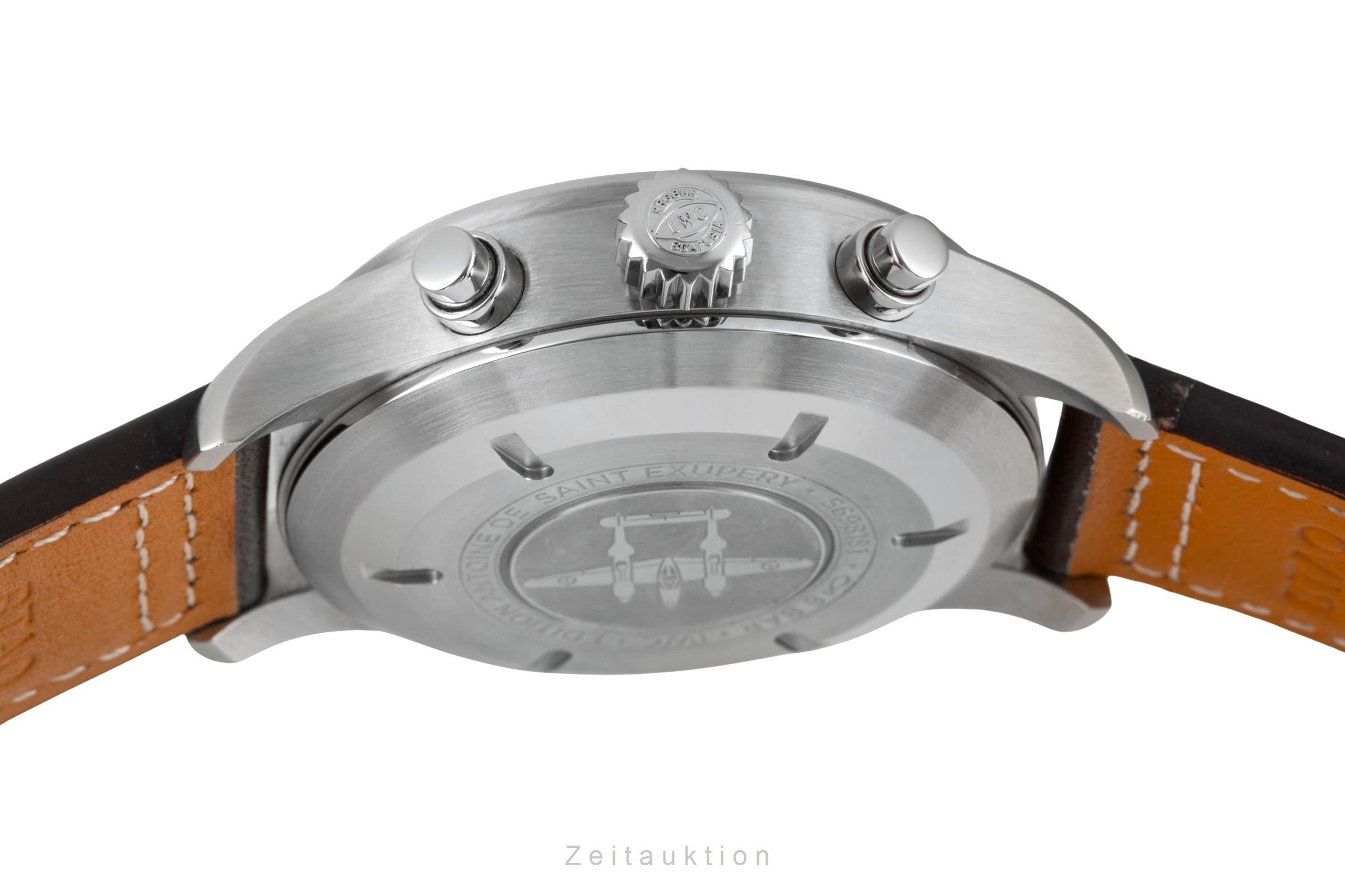 IWC Fliegeruhr Chronograph Antoine de Saint Exupéry Automatik Ref. IW377713 B&P [2605002]