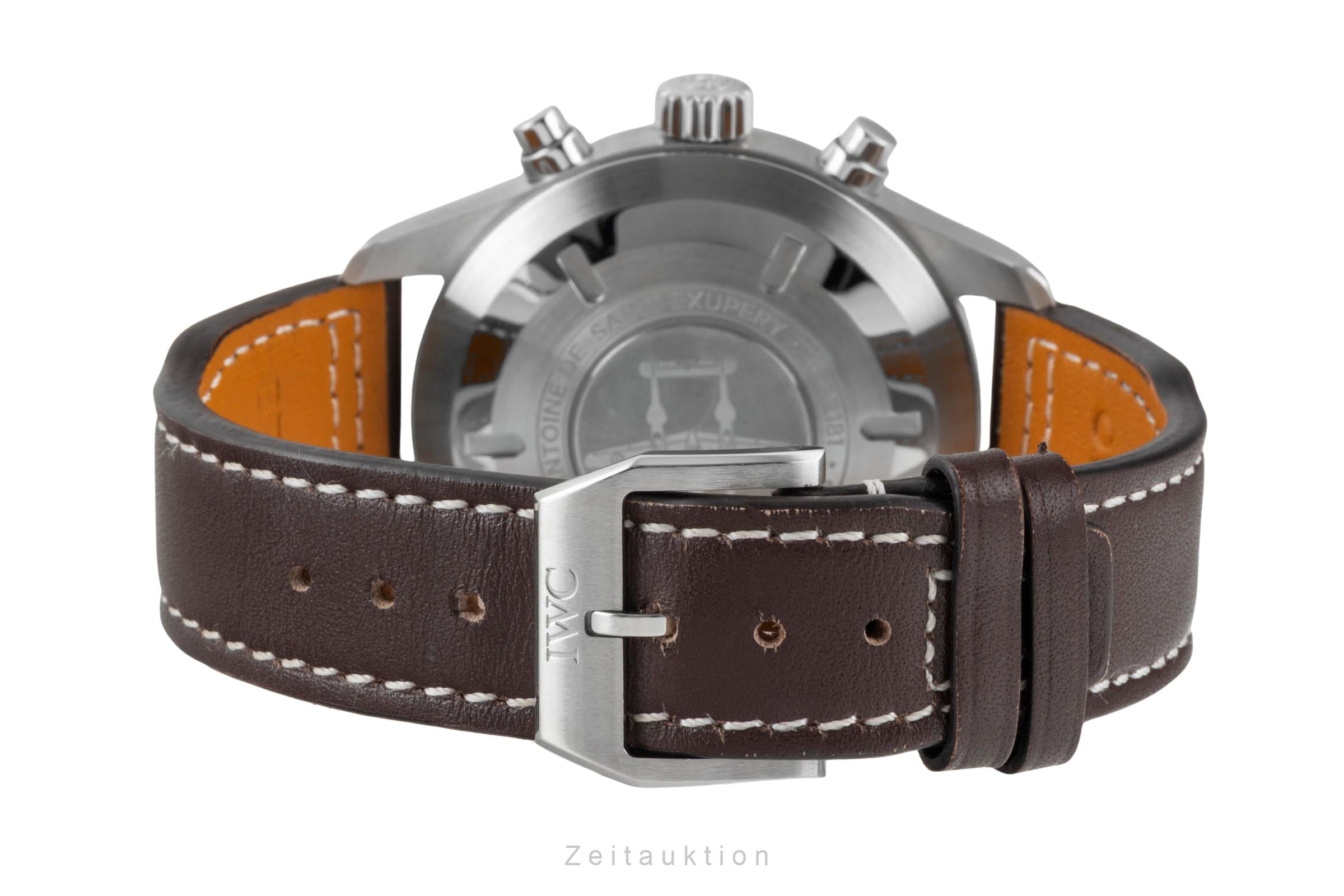 IWC Fliegeruhr Chronograph Antoine de Saint Exupéry Automatik Ref. IW377713 B&P [2605002]