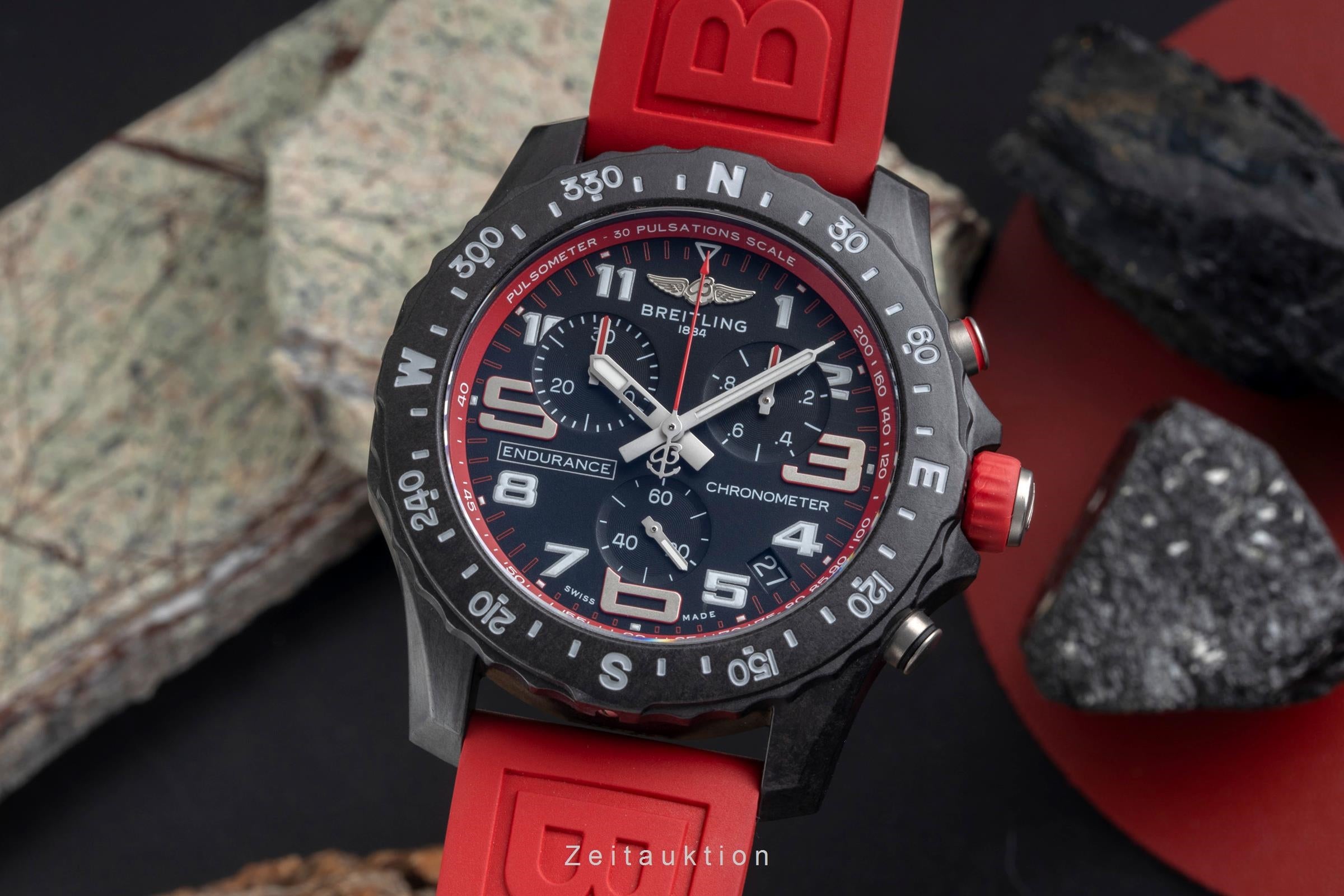 Breitling Endurance Pro cronografo breitlight quarzo orologio da uomo X82310D91B1S1 LP: 3650EUR  [2605003]
