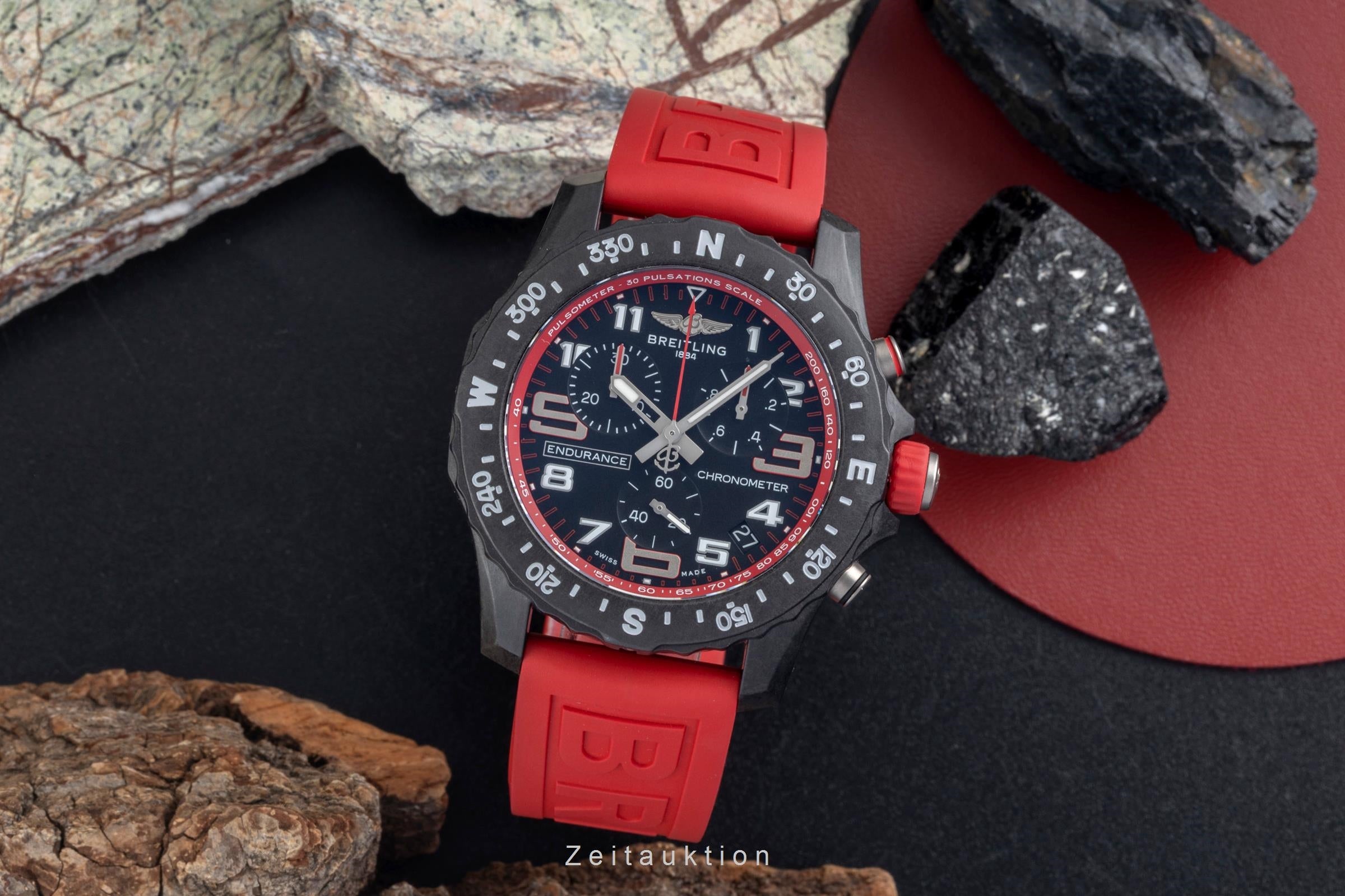 Breitling Endurance Pro cronografo breitlight quarzo orologio da uomo X82310D91B1S1 LP: 3650EUR  [2605003]