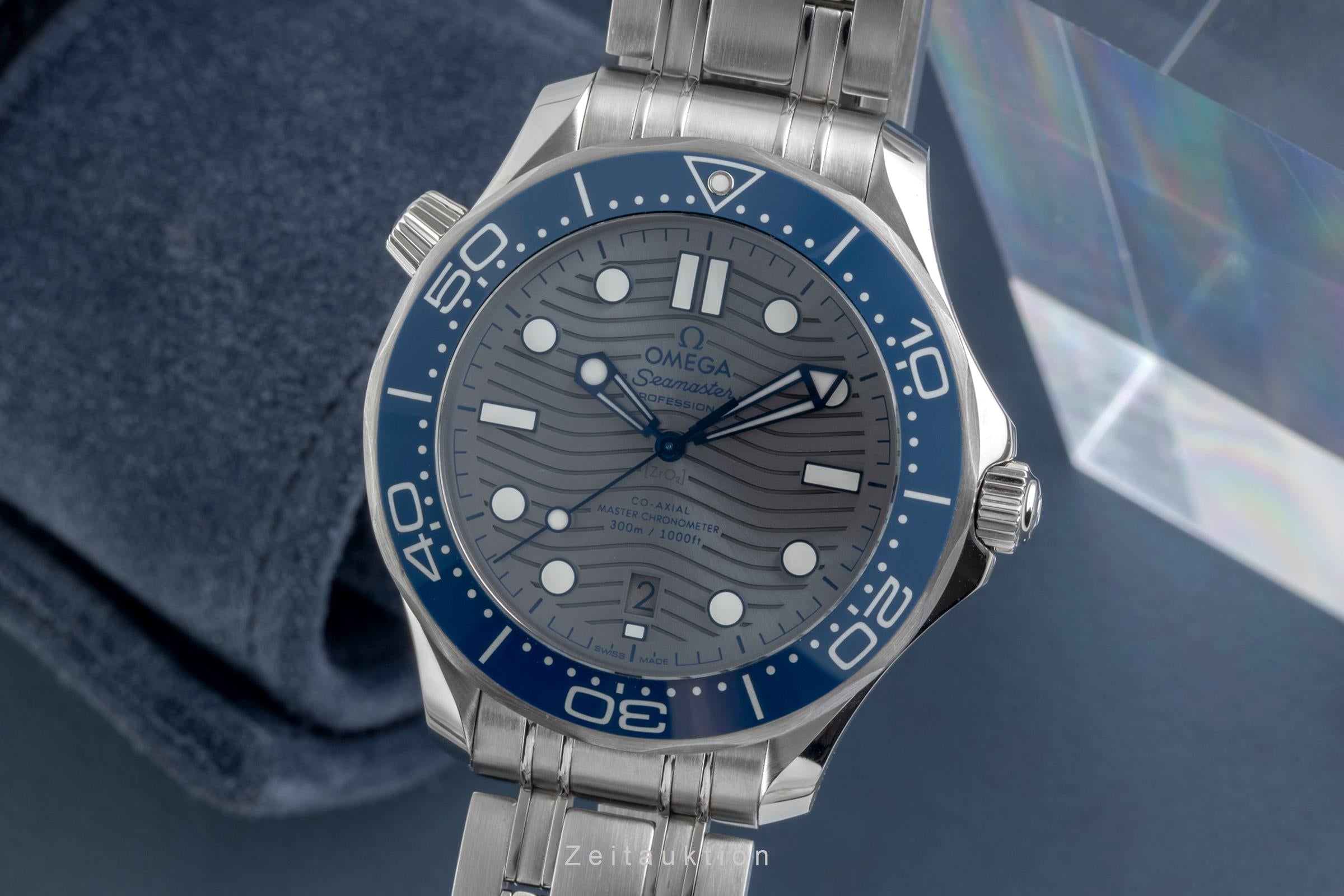 Omega Seamaster steel automatic men's watch 210.30.42.20.06.001 LP: 6500EUR  [2605005]