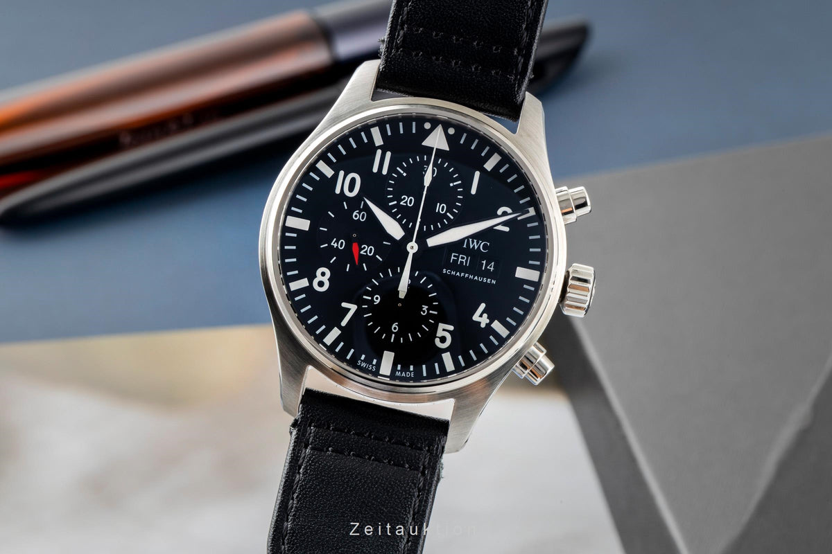 IWC Fliegerchronograph chronograph steel automatic men's watch IW377709  [2605006]
