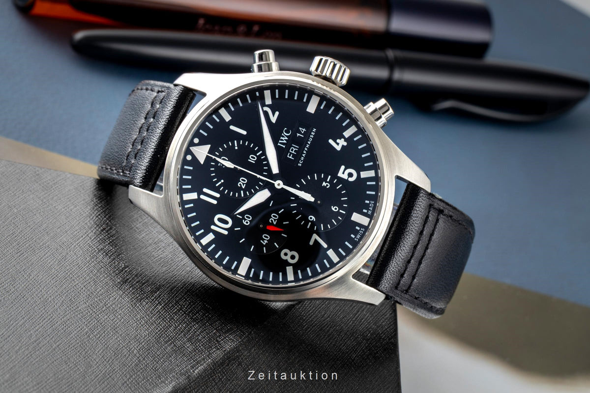 IWC Fliegerchronograph chronograph steel automatic men's watch IW377709  [2605006]