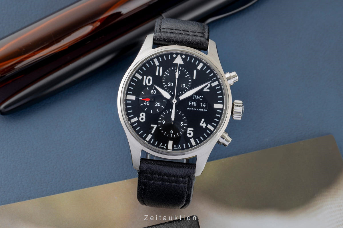 IWC Fliegerchronograph chronograph steel automatic men's watch IW377709  [2605006]