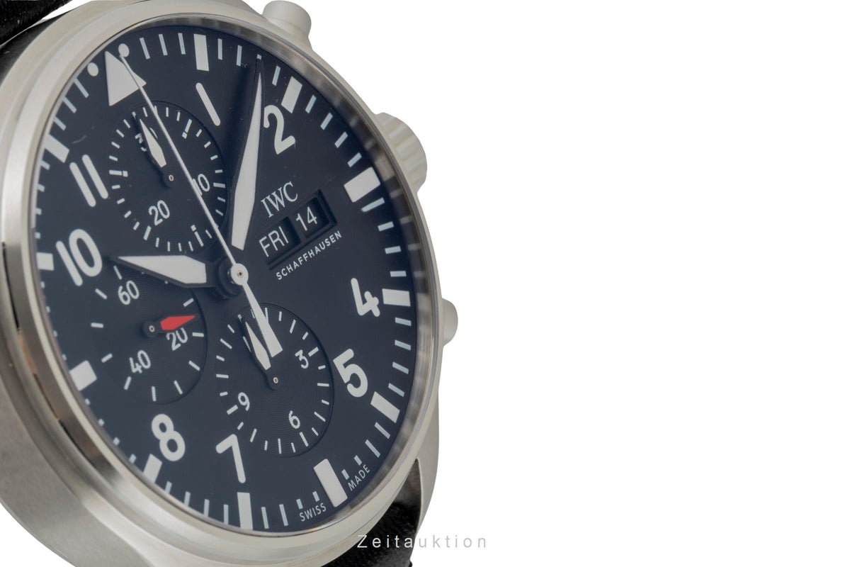 IWC Fliegerchronograph chronograph steel automatic men's watch IW377709  [2605006]