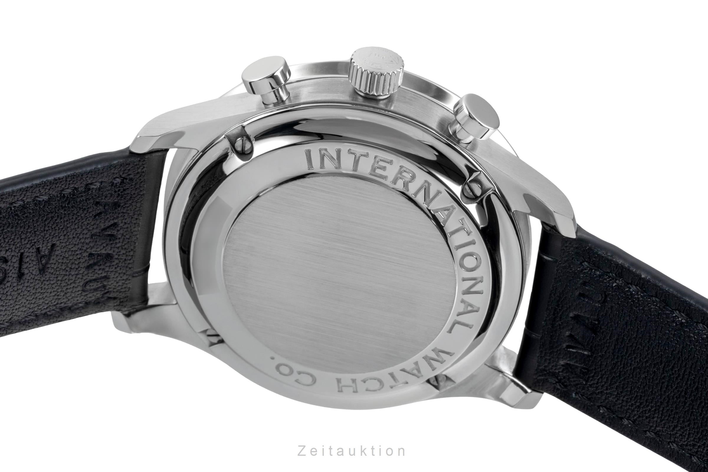 IWC Portugieser chronographe acier automatique montre pour hommes IW371445  [2605007]