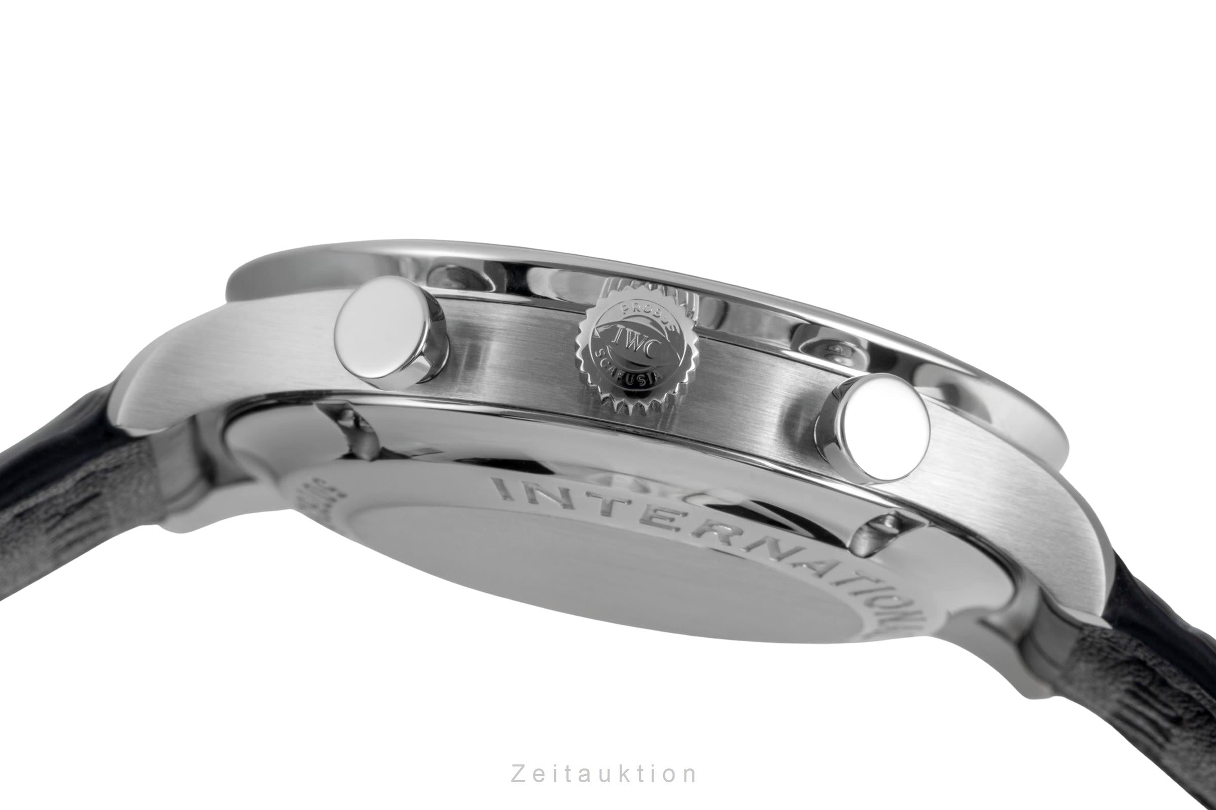IWC Portugieser chronographe acier automatique montre pour hommes IW371445  [2605007]
