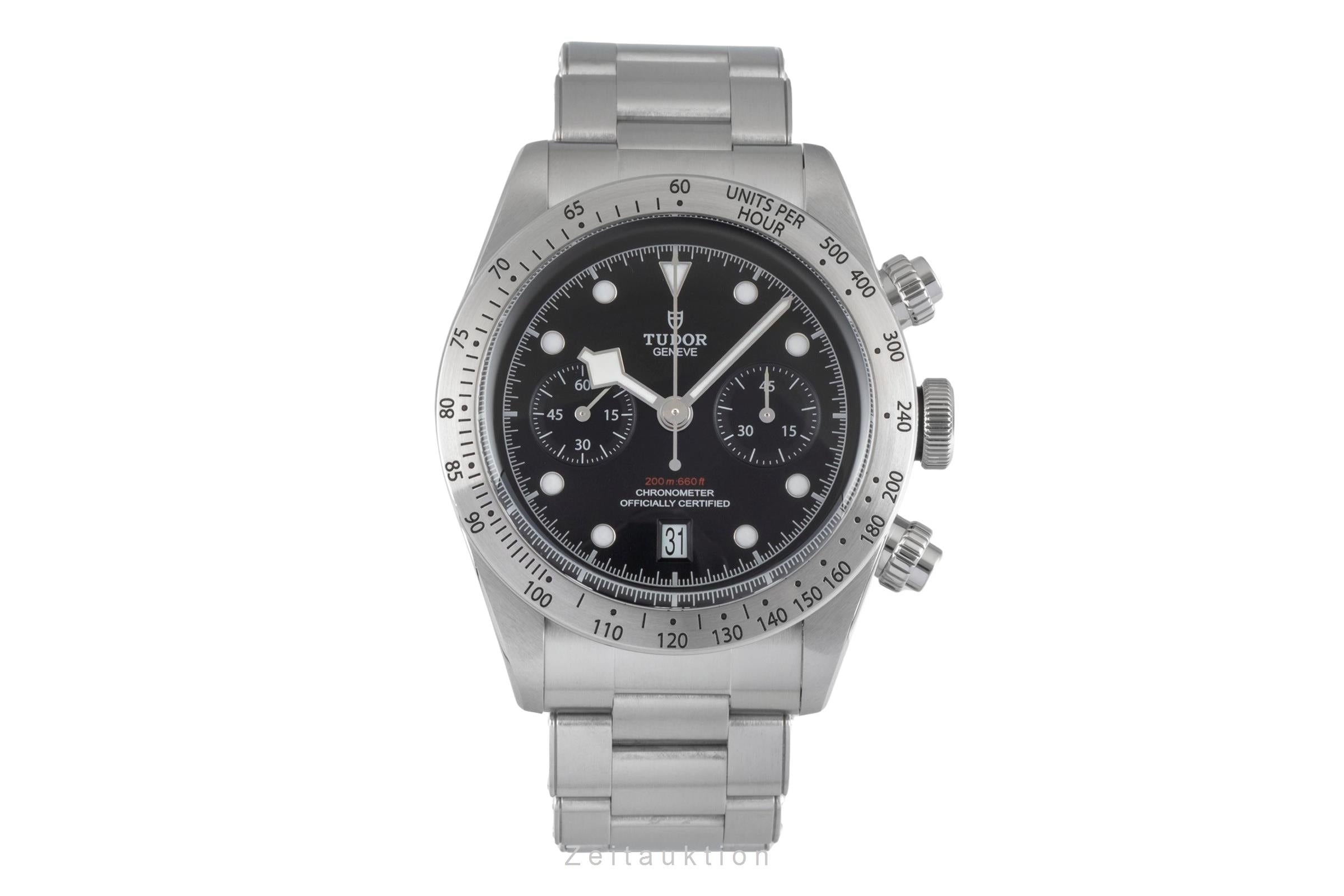 Tudor Black Bay chronographe acier automatique montre pour hommes 79350  [2605008]