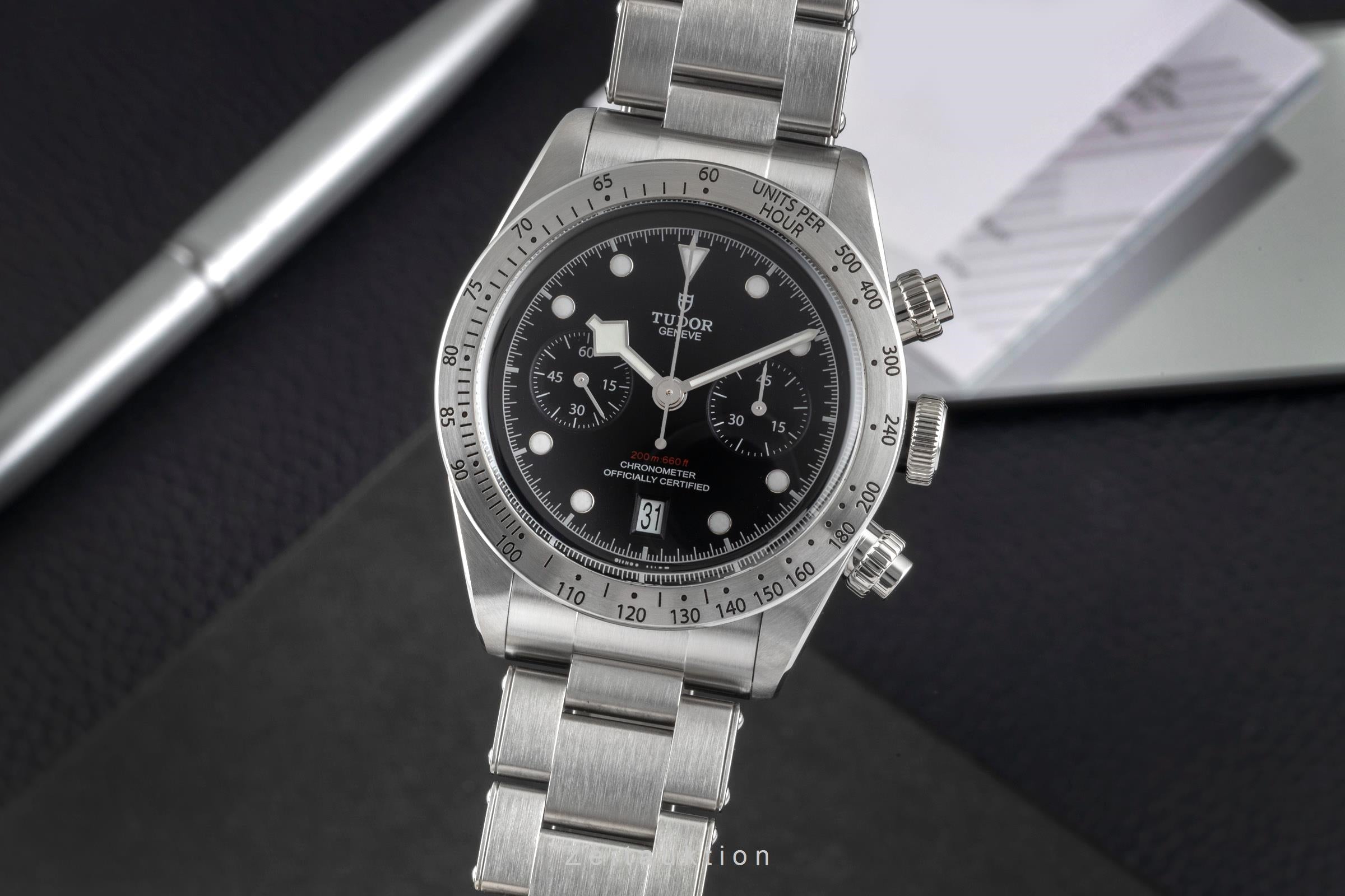 Tudor Black Bay chronographe acier automatique montre pour hommes 79350  [2605008]