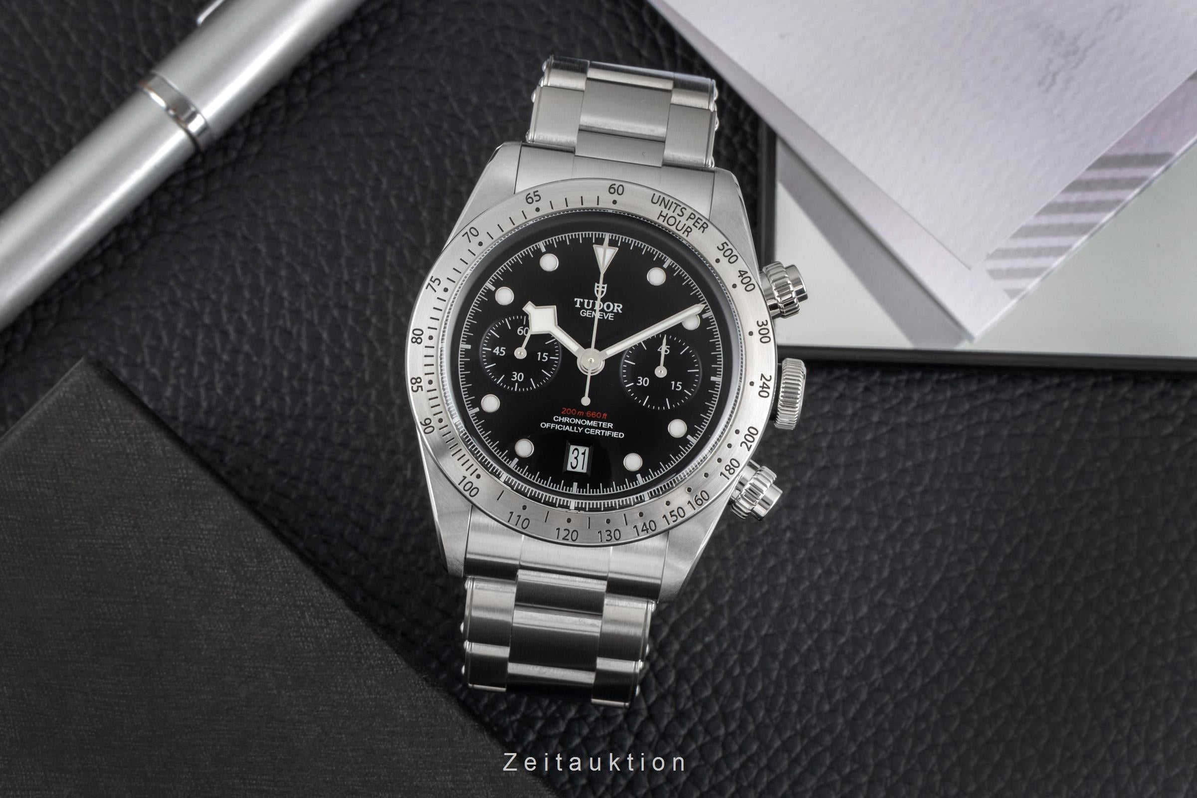 Tudor Black Bay chronographe acier automatique montre pour hommes 79350  [2605008]