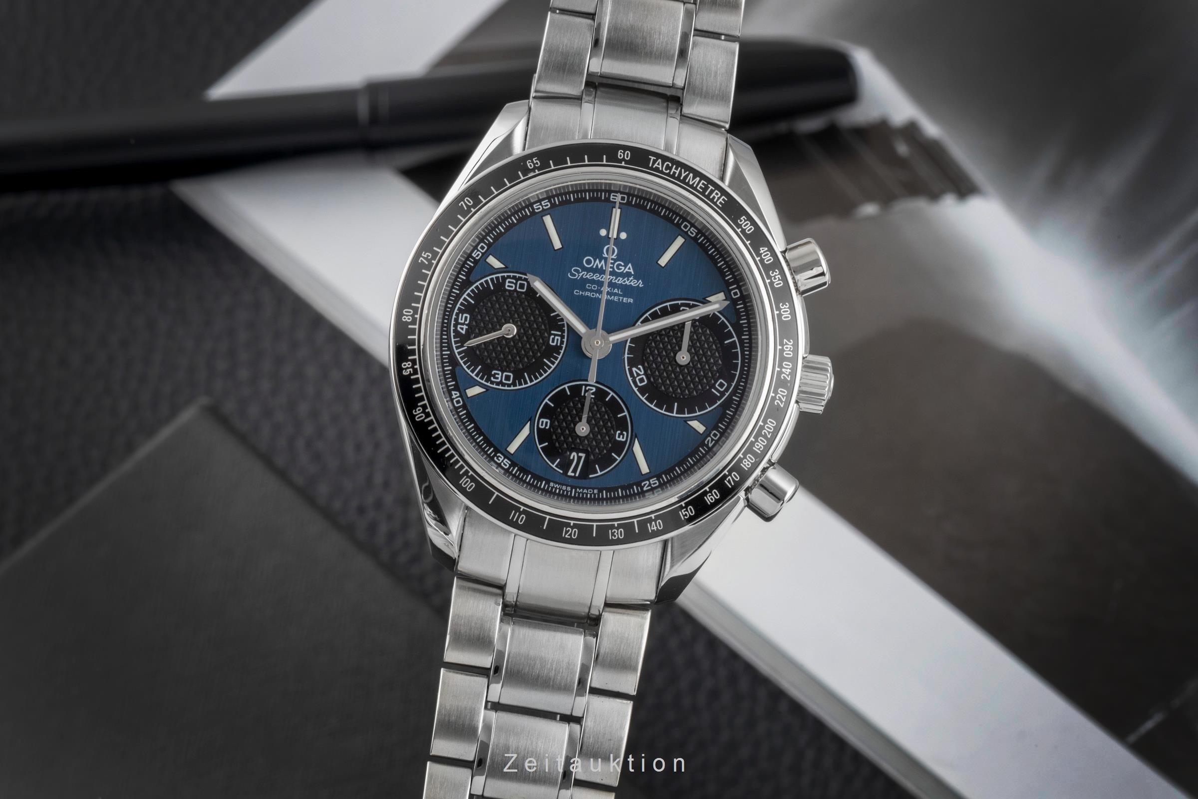 Omega Speedmaster Racing Chronograph Blue Ref. 326.30.40.50.03.001 B&P  [2605013]