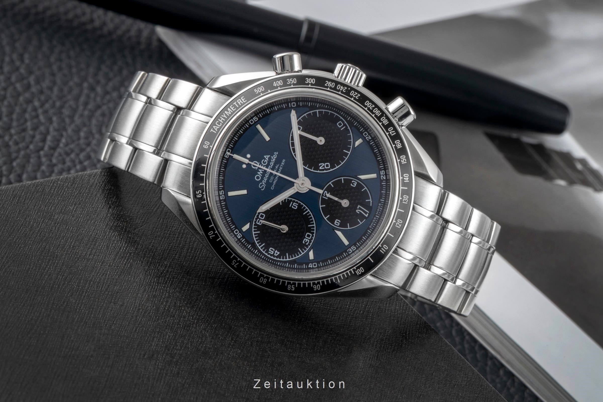 Omega Speedmaster Racing Chronograph Blue Ref. 326.30.40.50.03.001 B&P  [2605013]