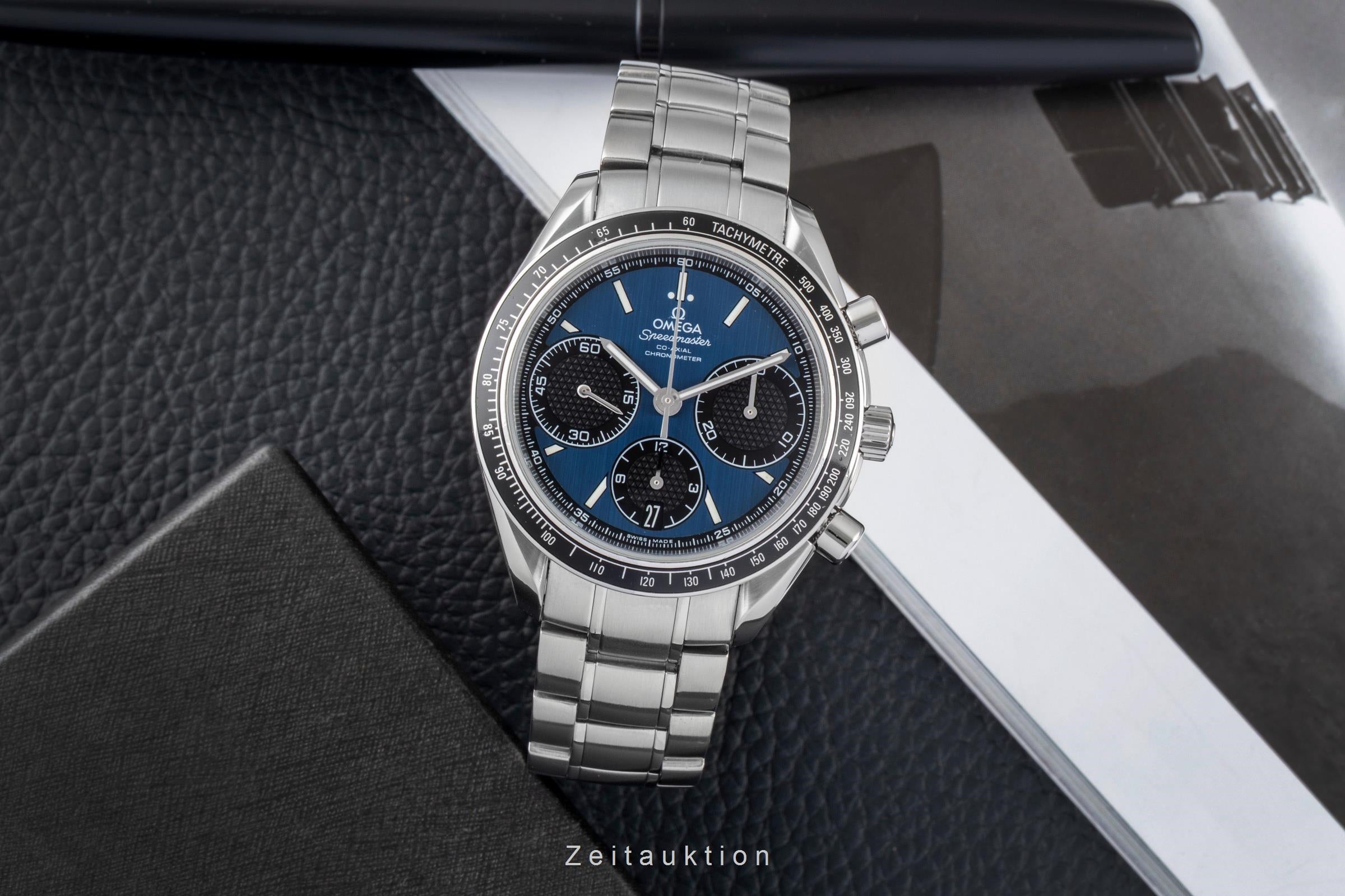 Omega Speedmaster Racing Chronograph Blue Ref. 326.30.40.50.03.001 B&P  [2605013]