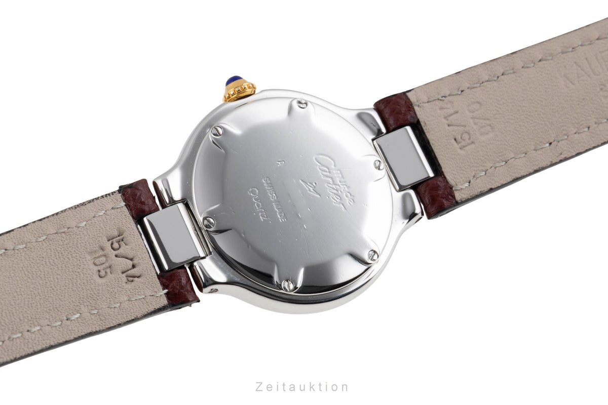 Cartier Ligne 21 acciaio / dorato quarzo orologio da donna  [2605023]