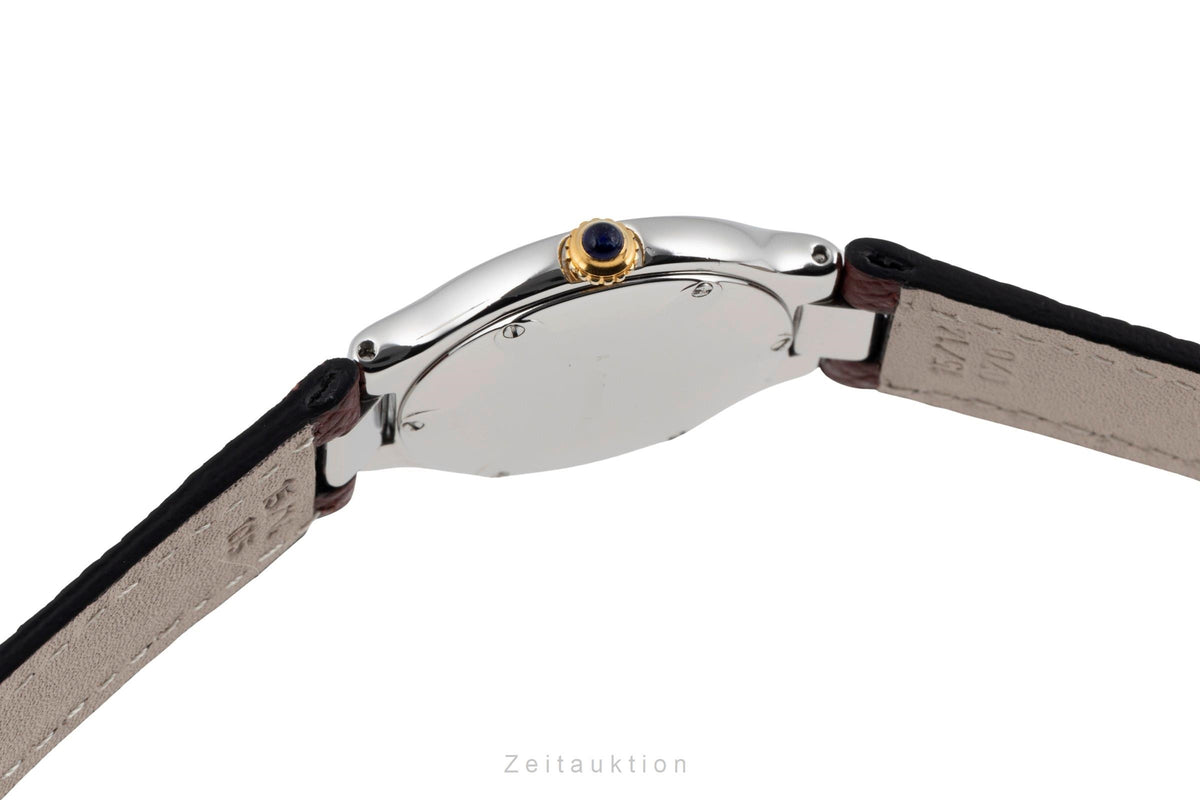 Cartier Ligne 21 acciaio / dorato quarzo orologio da donna  [2605023]