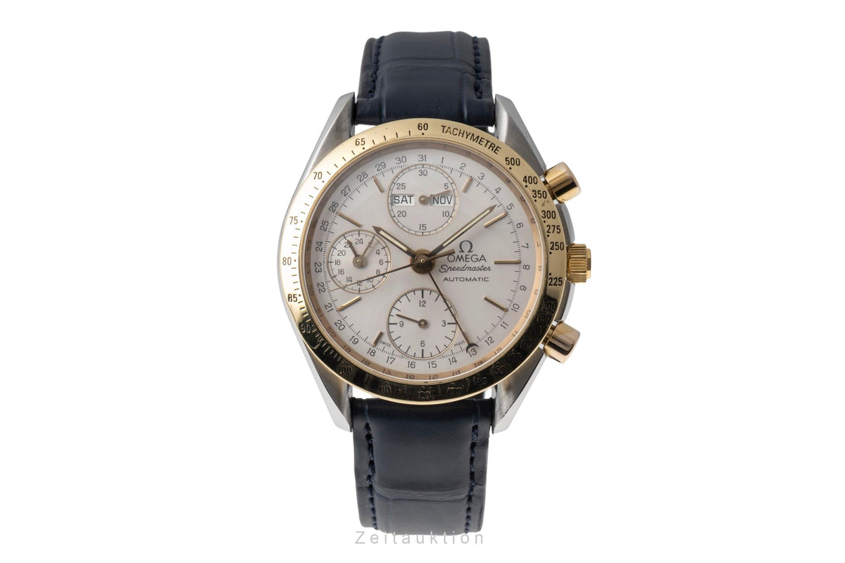 Omega Speedmaster Triple Date Chronograph Stahl / Gold Herrenuhr Ref. 3321.80  [2605026]