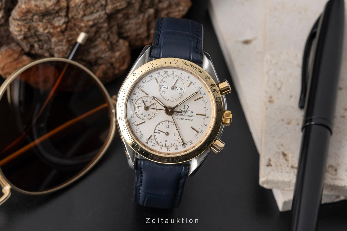 Omega Speedmaster Triple Date Chronograph Stahl / Gold Herrenuhr Ref. 3321.80  [2605026]
