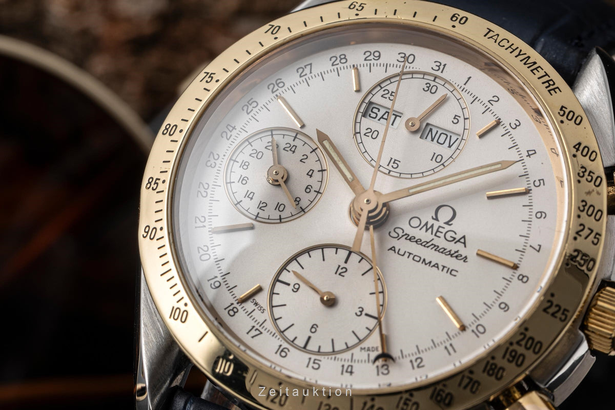 Omega Speedmaster Triple Date Chronograph Stahl / Gold Herrenuhr Ref. 3321.80  [2605026]