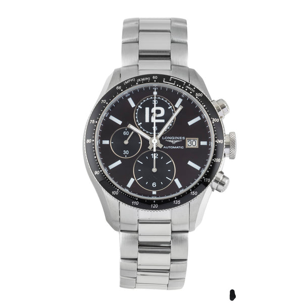 Longines Grande Vitesse Tachymeter Brown Dial Stahl Automatik L3.636.4.60.0 B&P [2605027]
