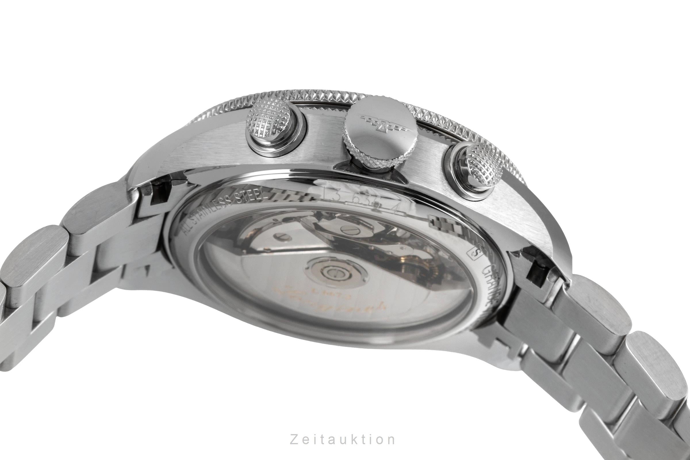 Longines Grande Vitesse Tachymeter Brown Dial Stahl Automatik L3.636.4.60.0 B&P [2605027]