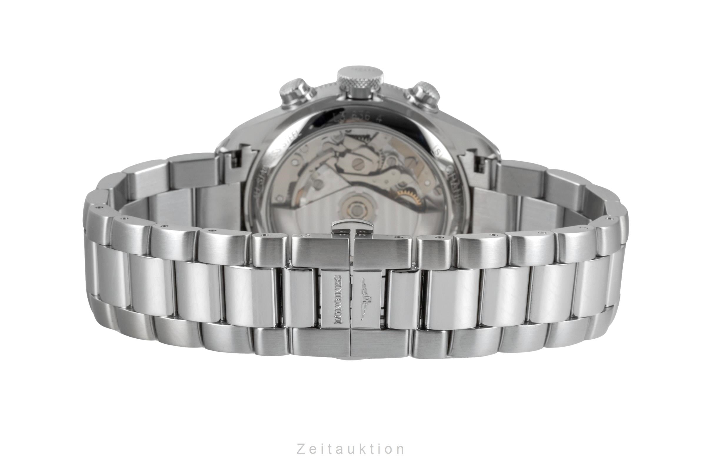 Longines Grande Vitesse Tachymeter Brown Dial Stahl Automatik L3.636.4.60.0 B&P [2605027]