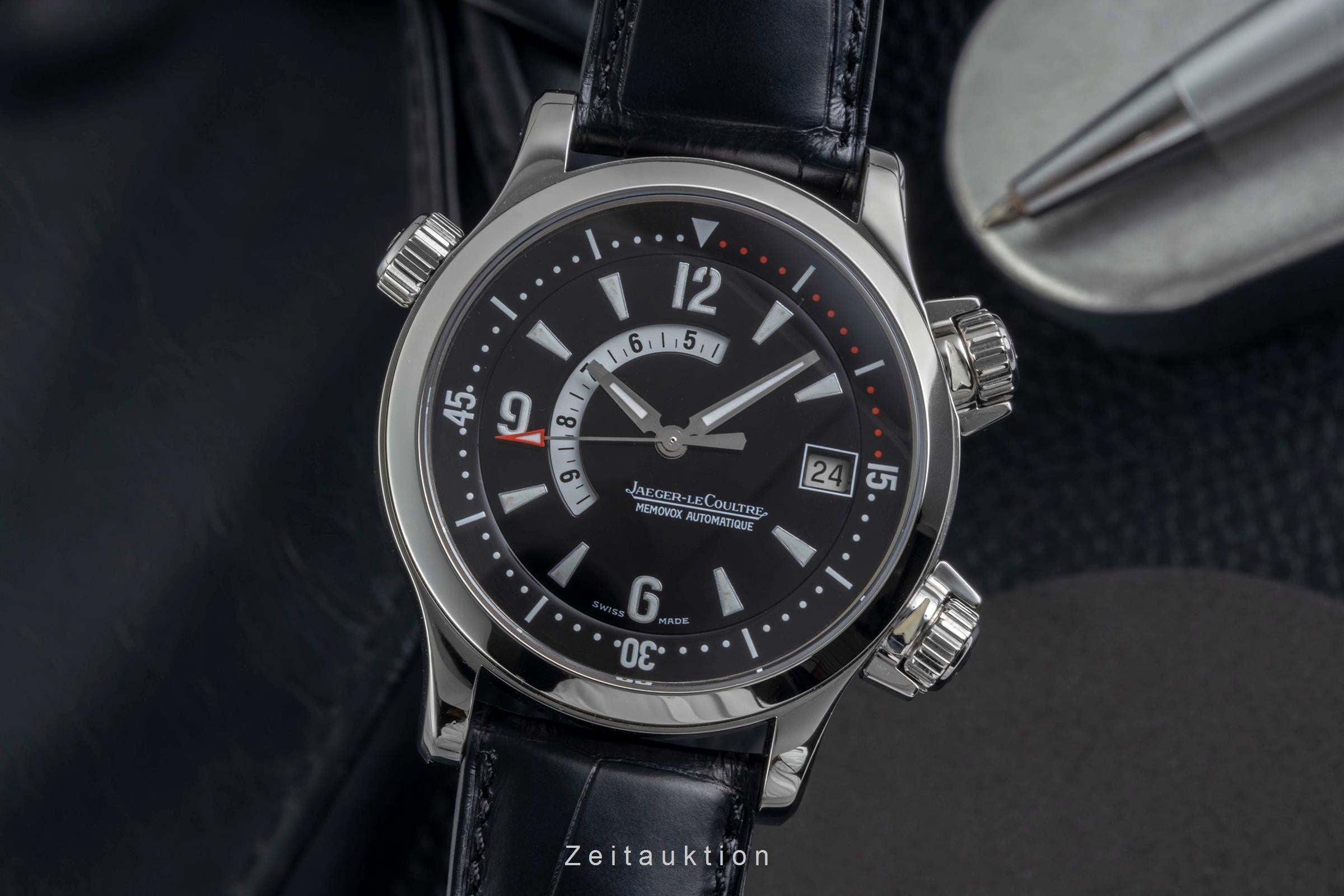 Jaeger LeCoultre Master Compressor acero automático reloj para caballeros 146.8.97  [2605028]