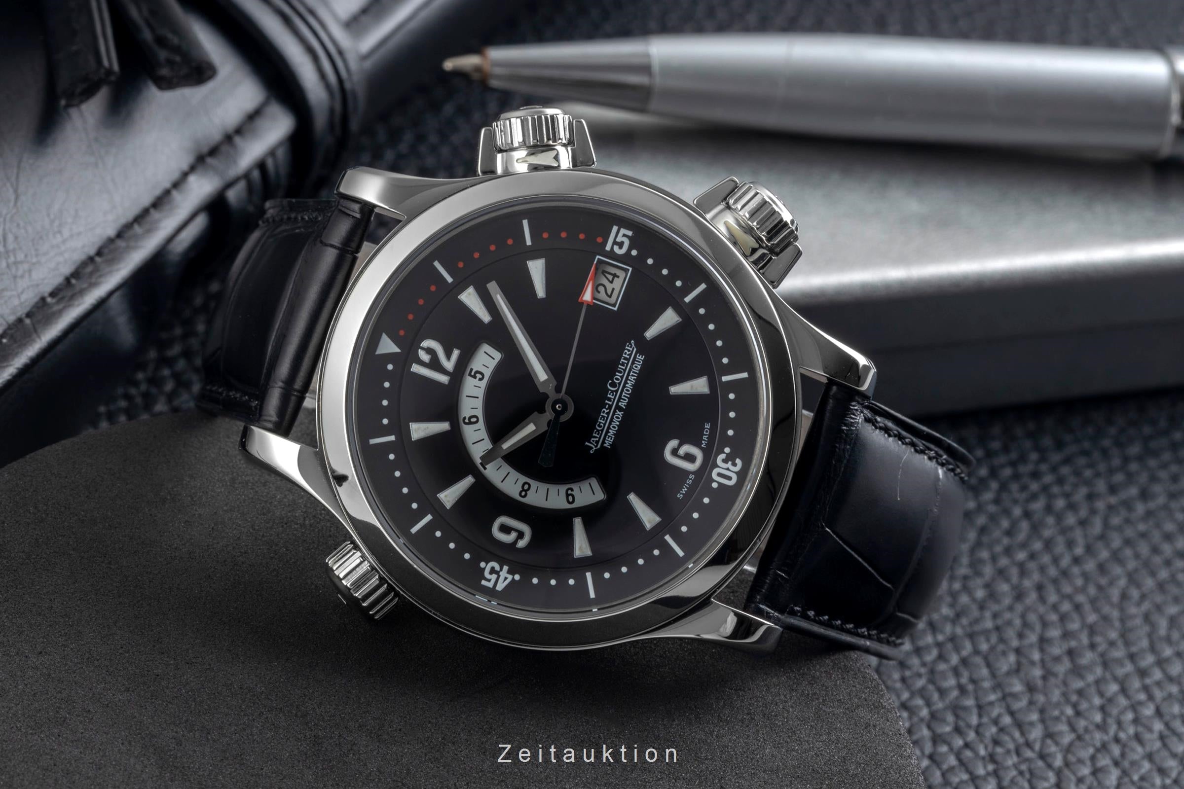 Jaeger LeCoultre Master Compressor acero automático reloj para caballeros 146.8.97  [2605028]