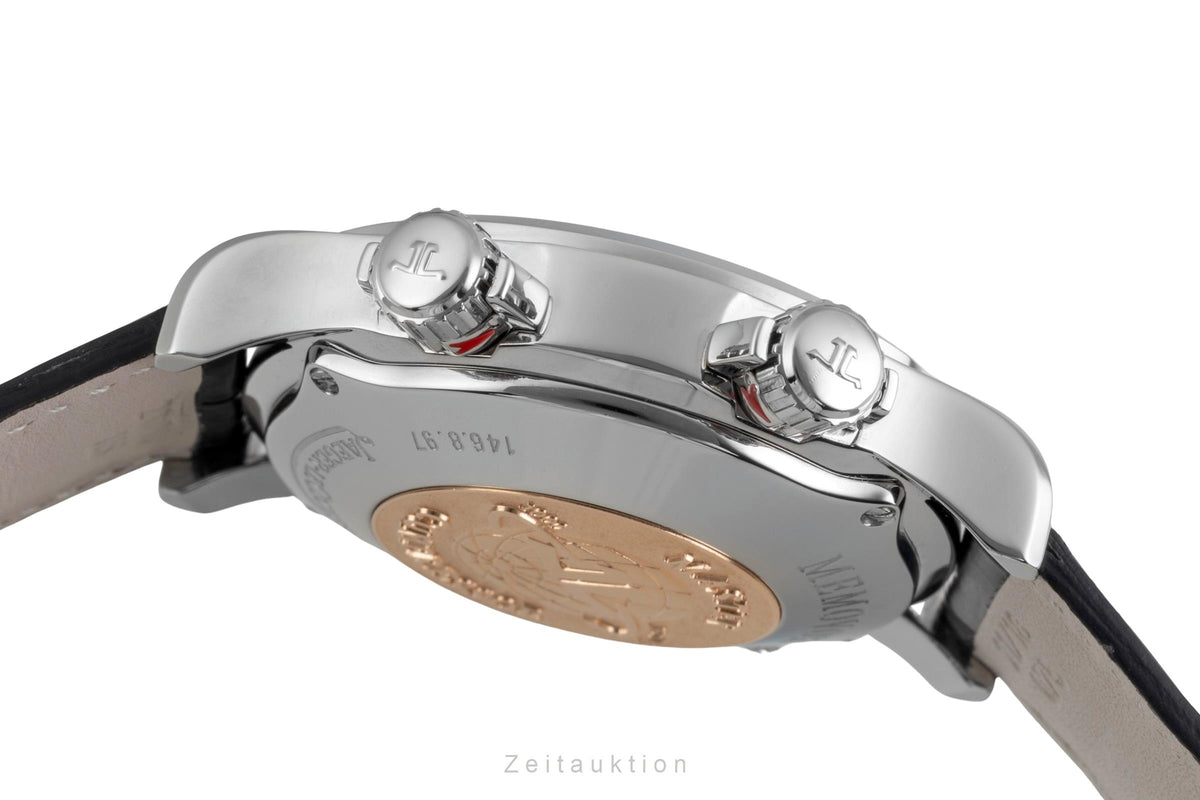 Jaeger LeCoultre Master Compressor acero automático reloj para caballeros 146.8.97  [2605028]